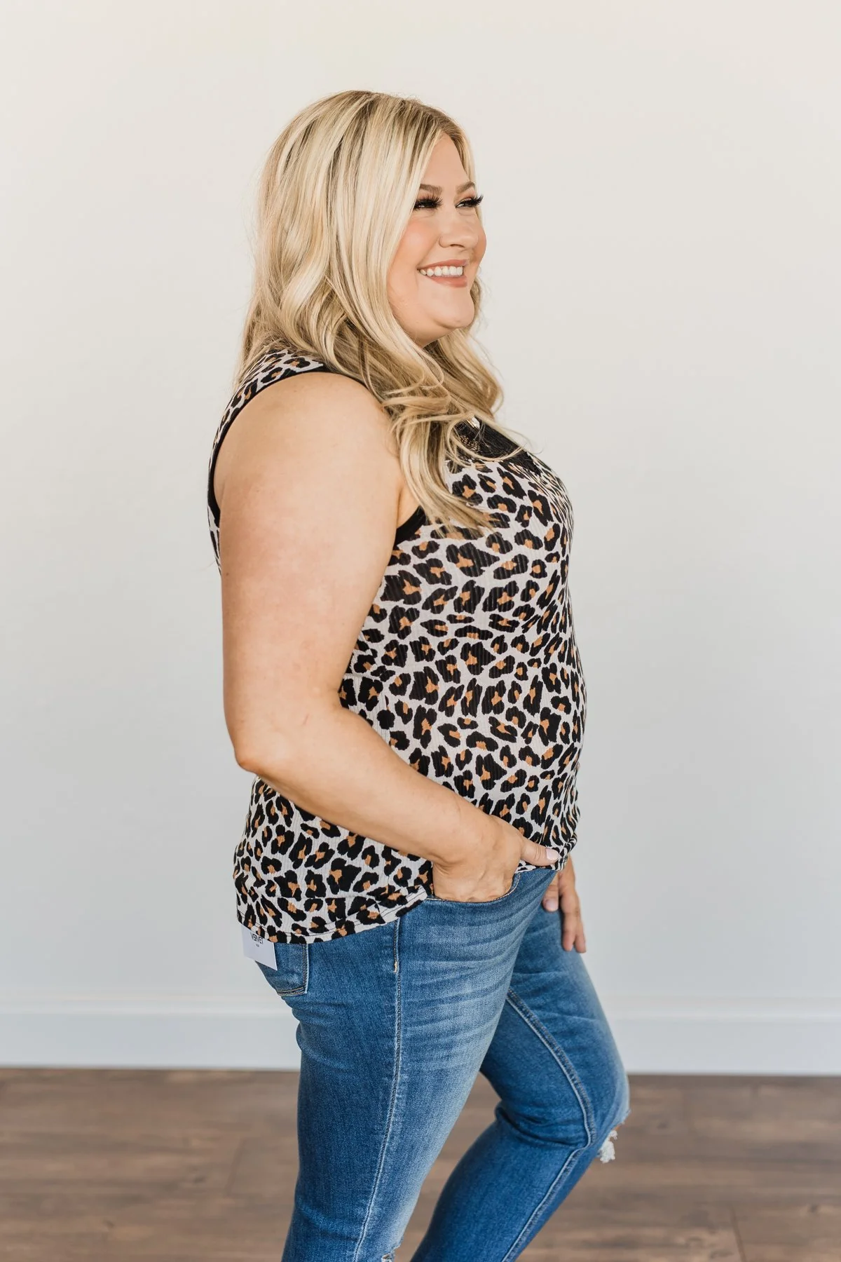 My Moment To Shine Lace Tank- Leopard - Image 7