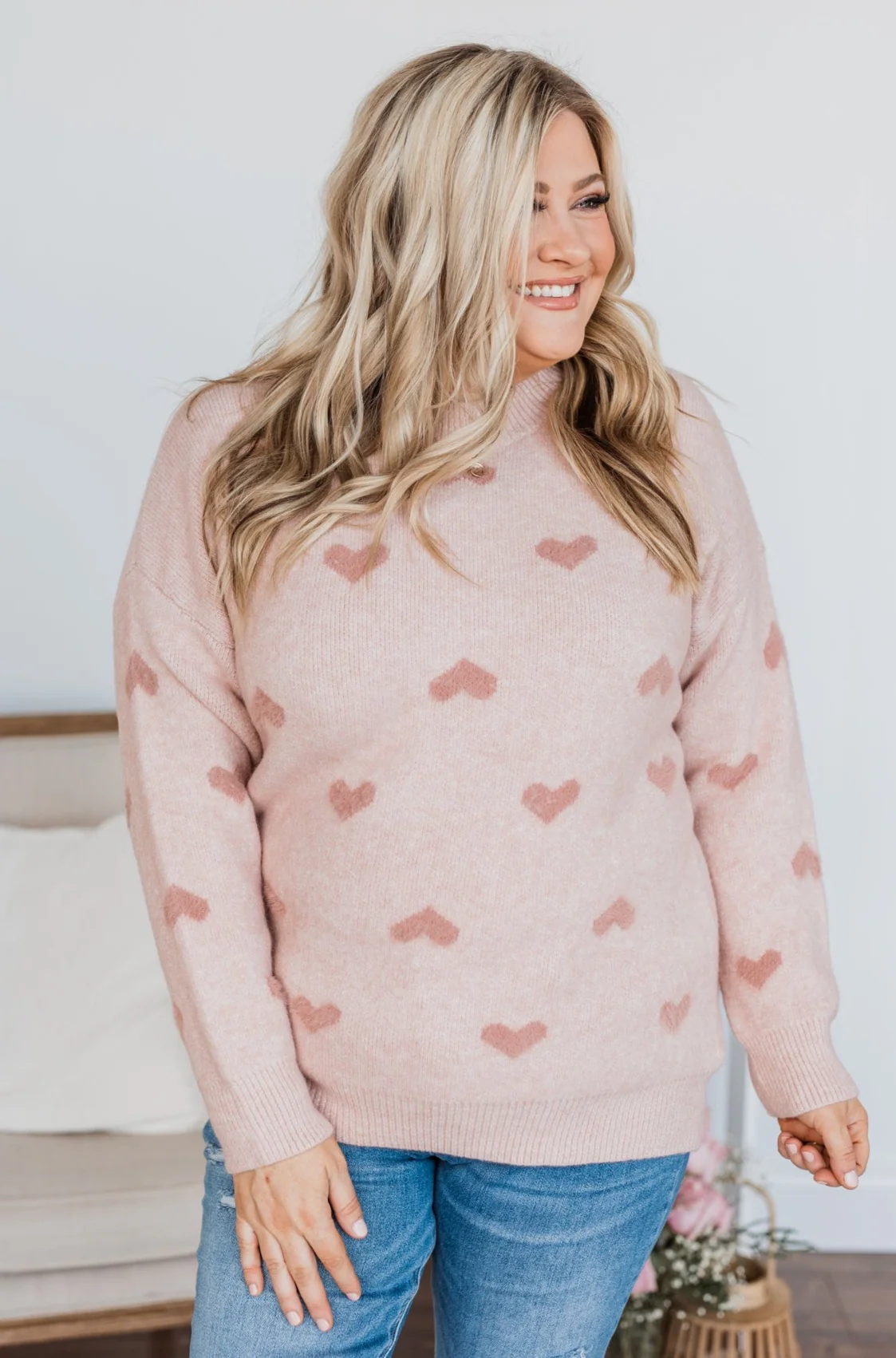 My One & Only Knit Sweater- Dusty Pink - Image 2