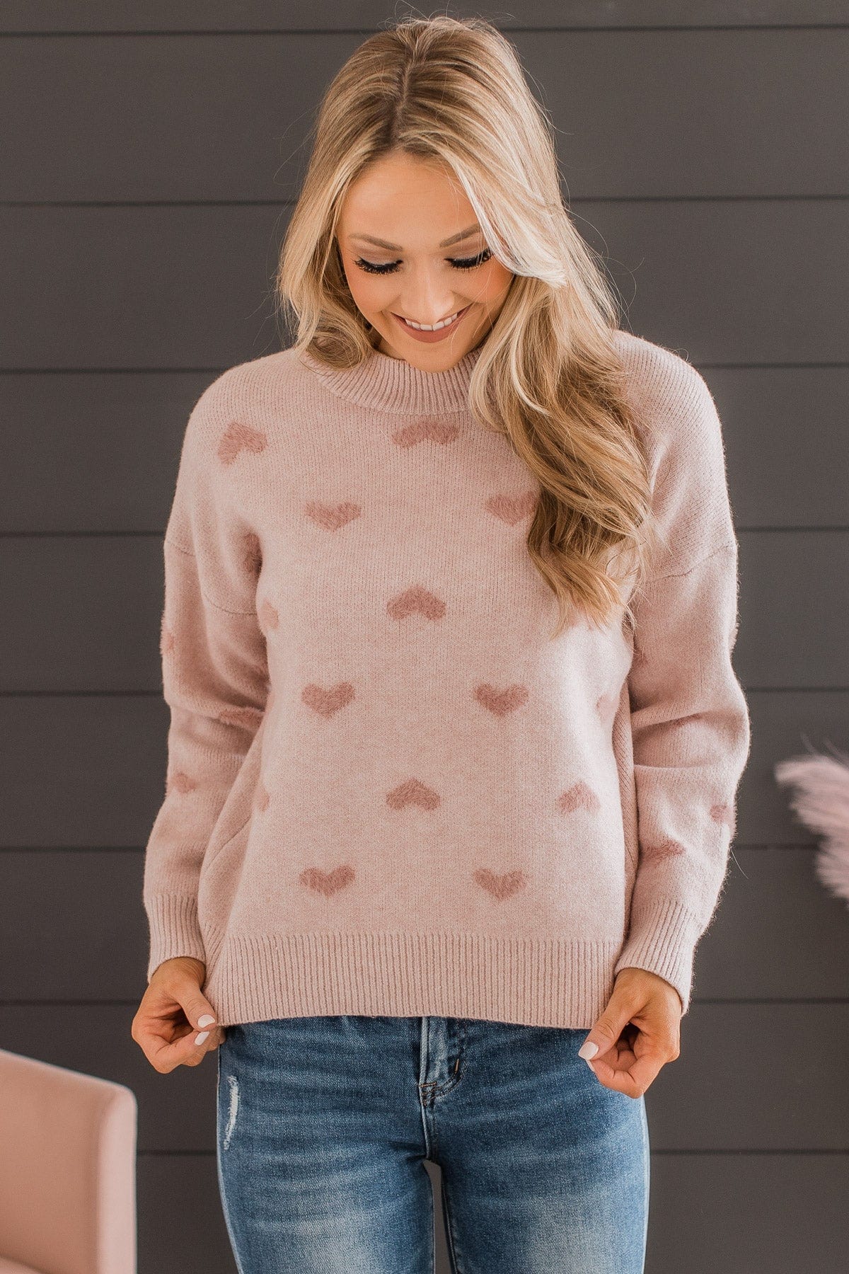 My One & Only Knit Sweater- Dusty Pink - Image 5