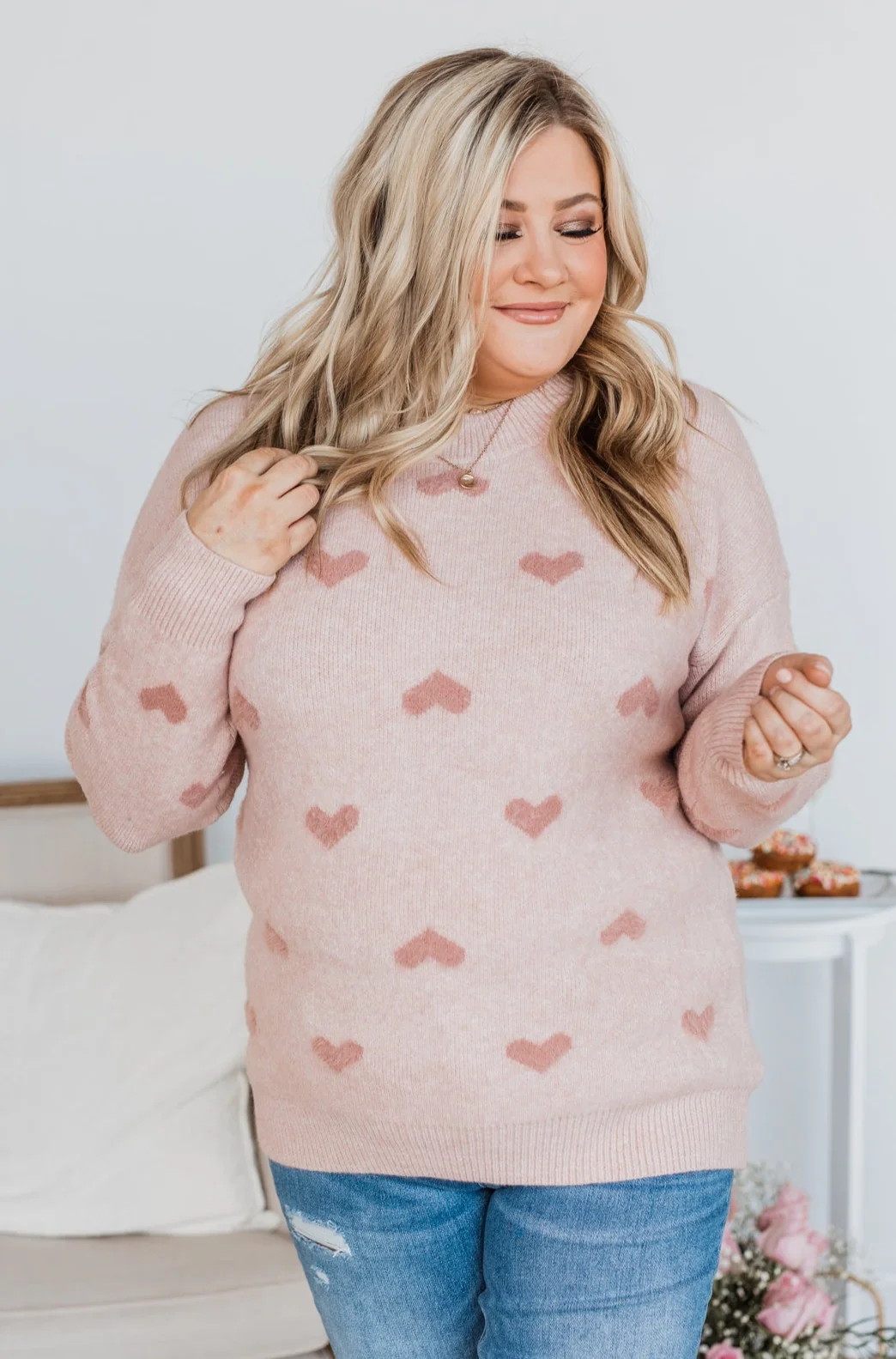 My One & Only Knit Sweater- Dusty Pink - Image 8