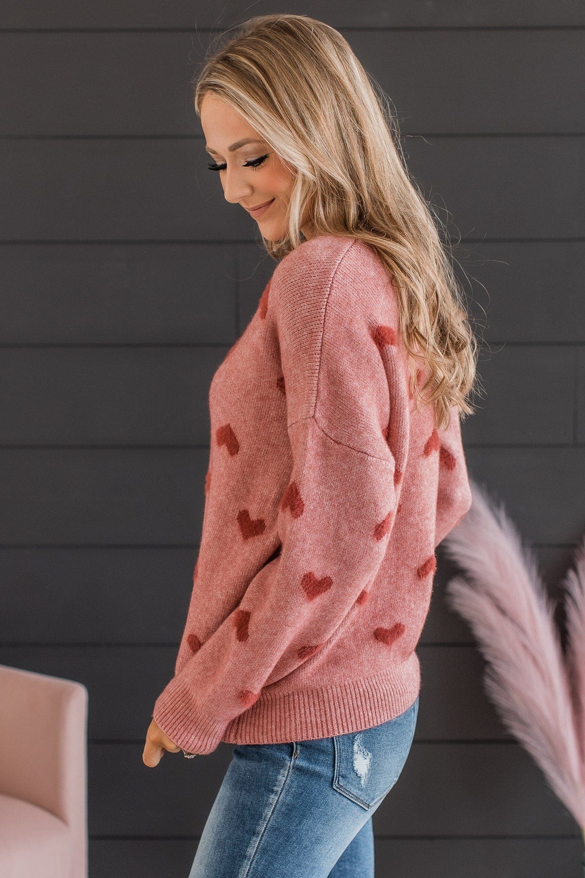 My One & Only Knit Sweater- Red - Image 5