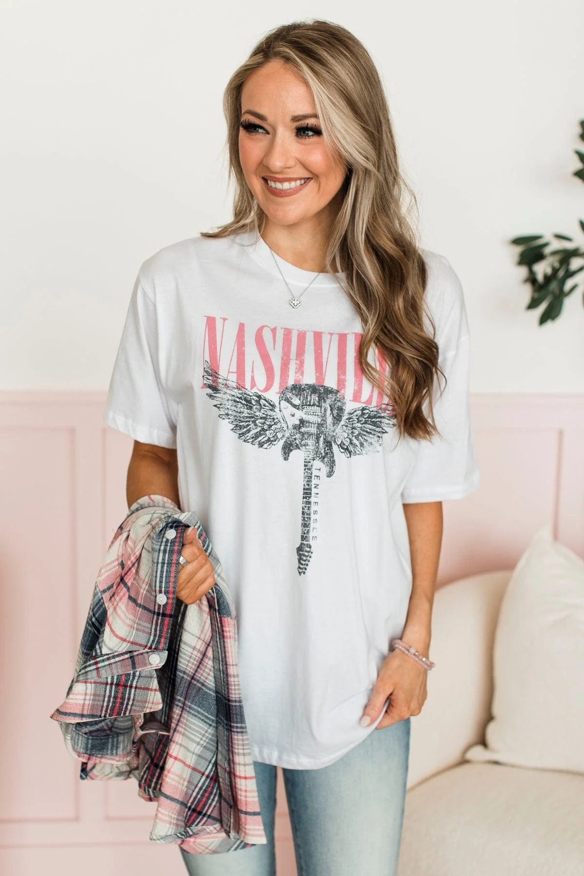 Nashville Sounds Graphic Tee- White - Image 3