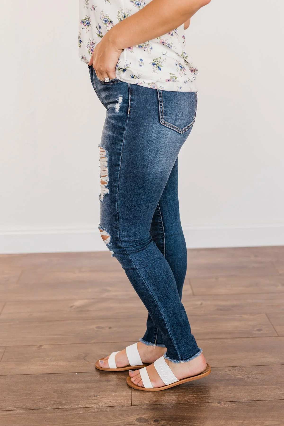 Nature Denim Mid-Rise Skinny Jeans- Tessa Wash - Image 11