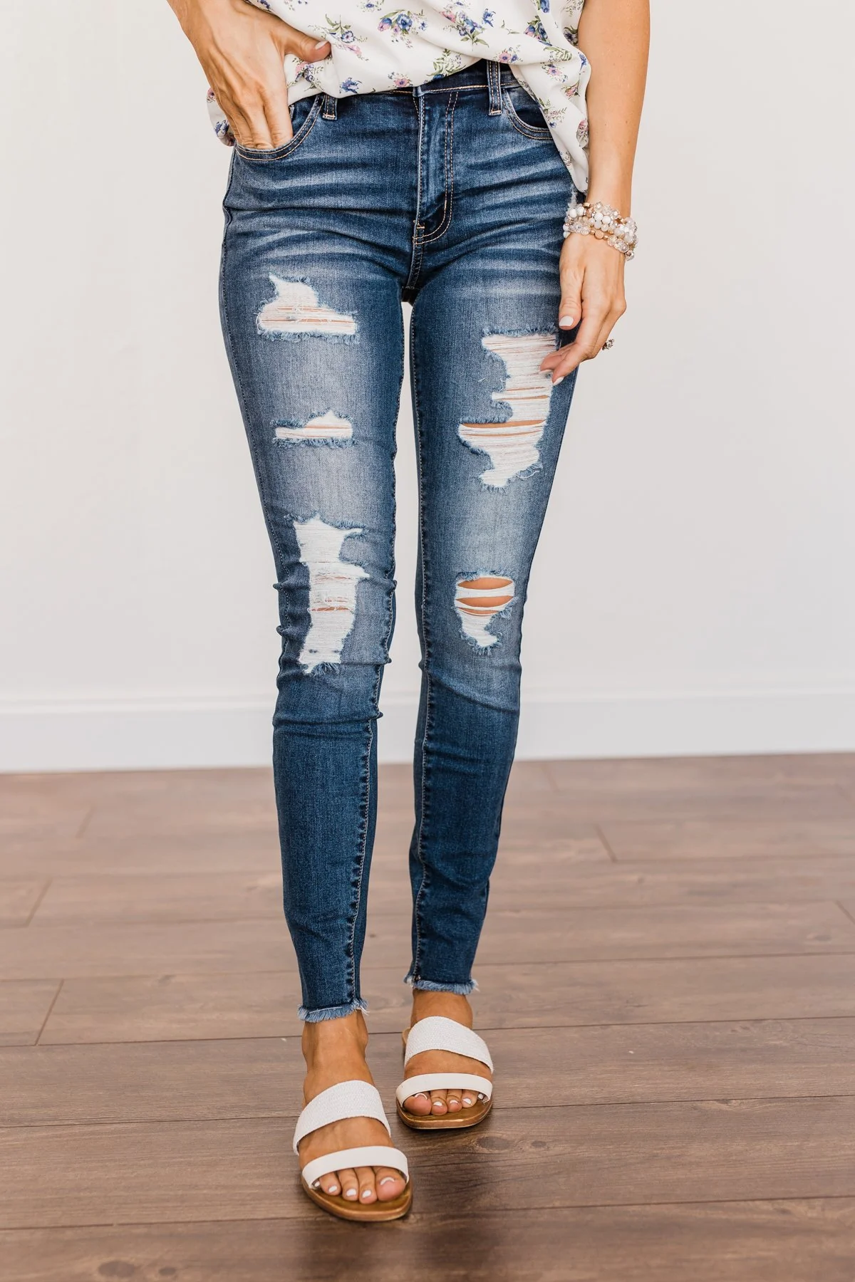 Nature Denim Mid-Rise Skinny Jeans- Tessa Wash - Image 4