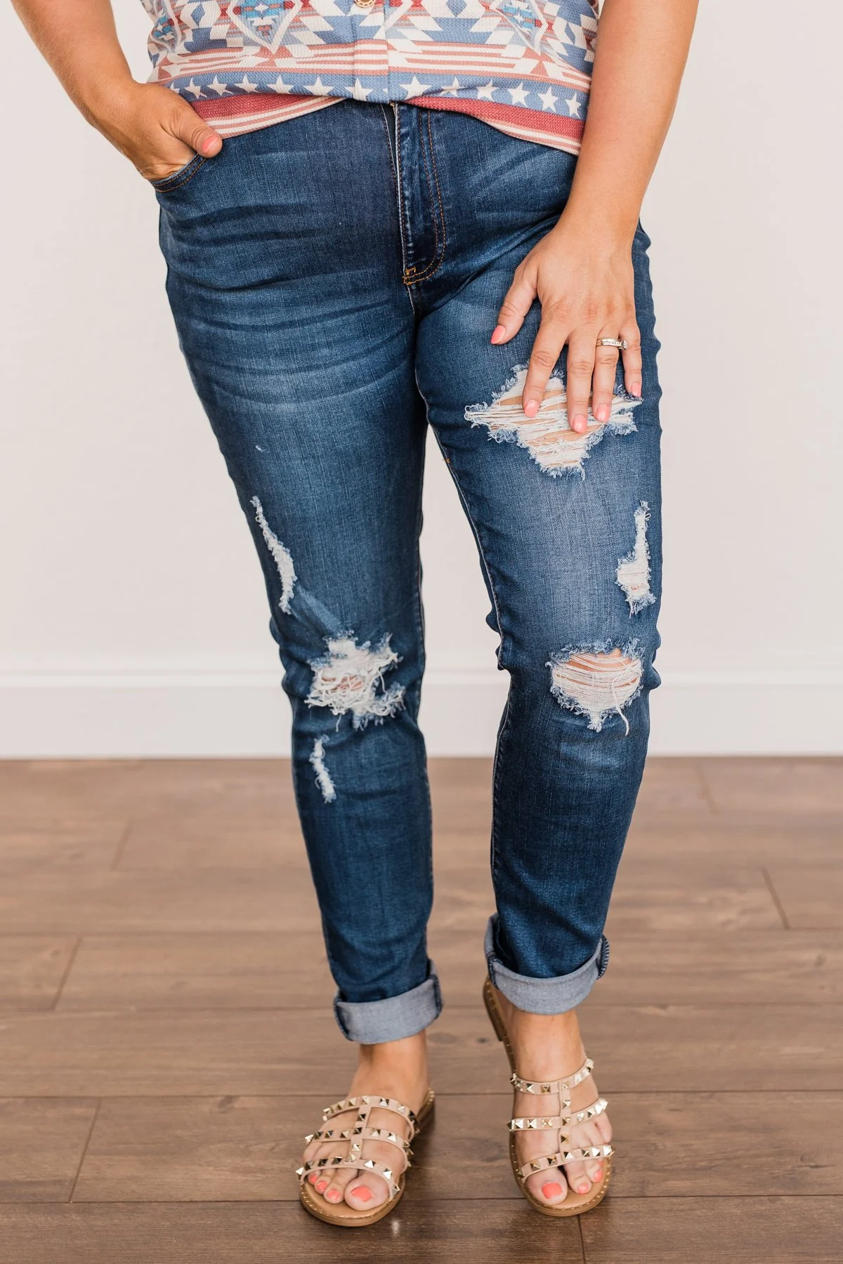 Nature Denim Skinny Jeans- Adeline Wash - Image 2