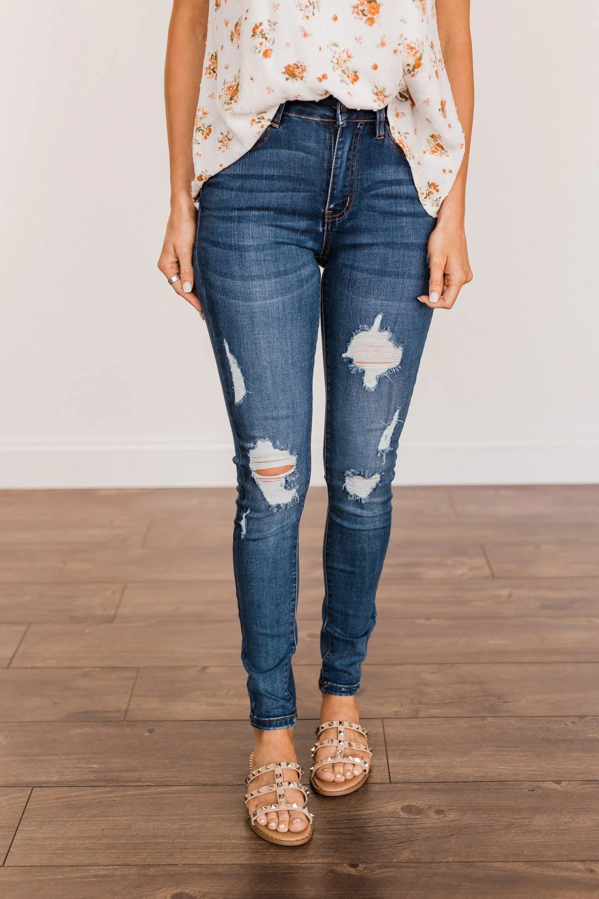 Nature Denim Skinny Jeans- Adeline Wash - Image 4