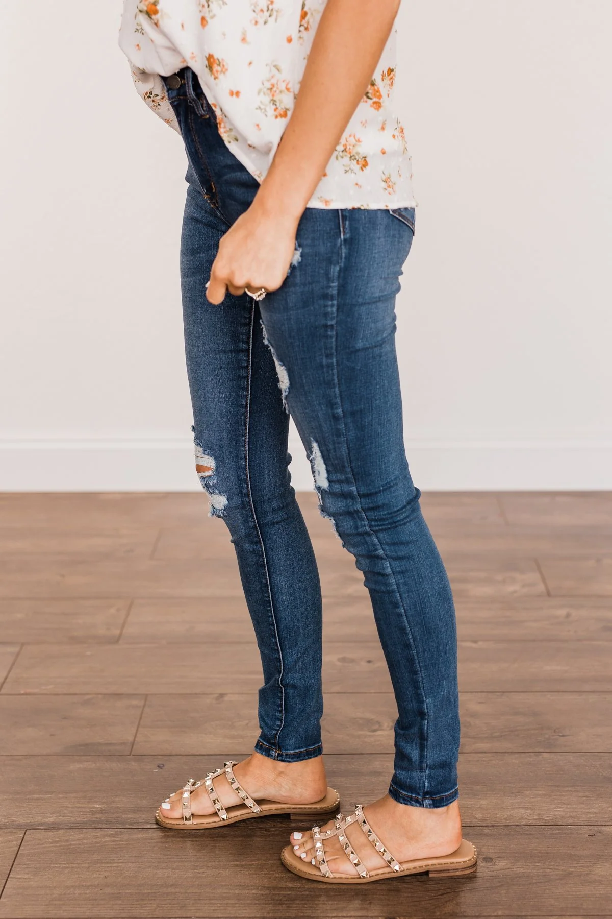 Nature Denim Skinny Jeans- Adeline Wash - Image 9