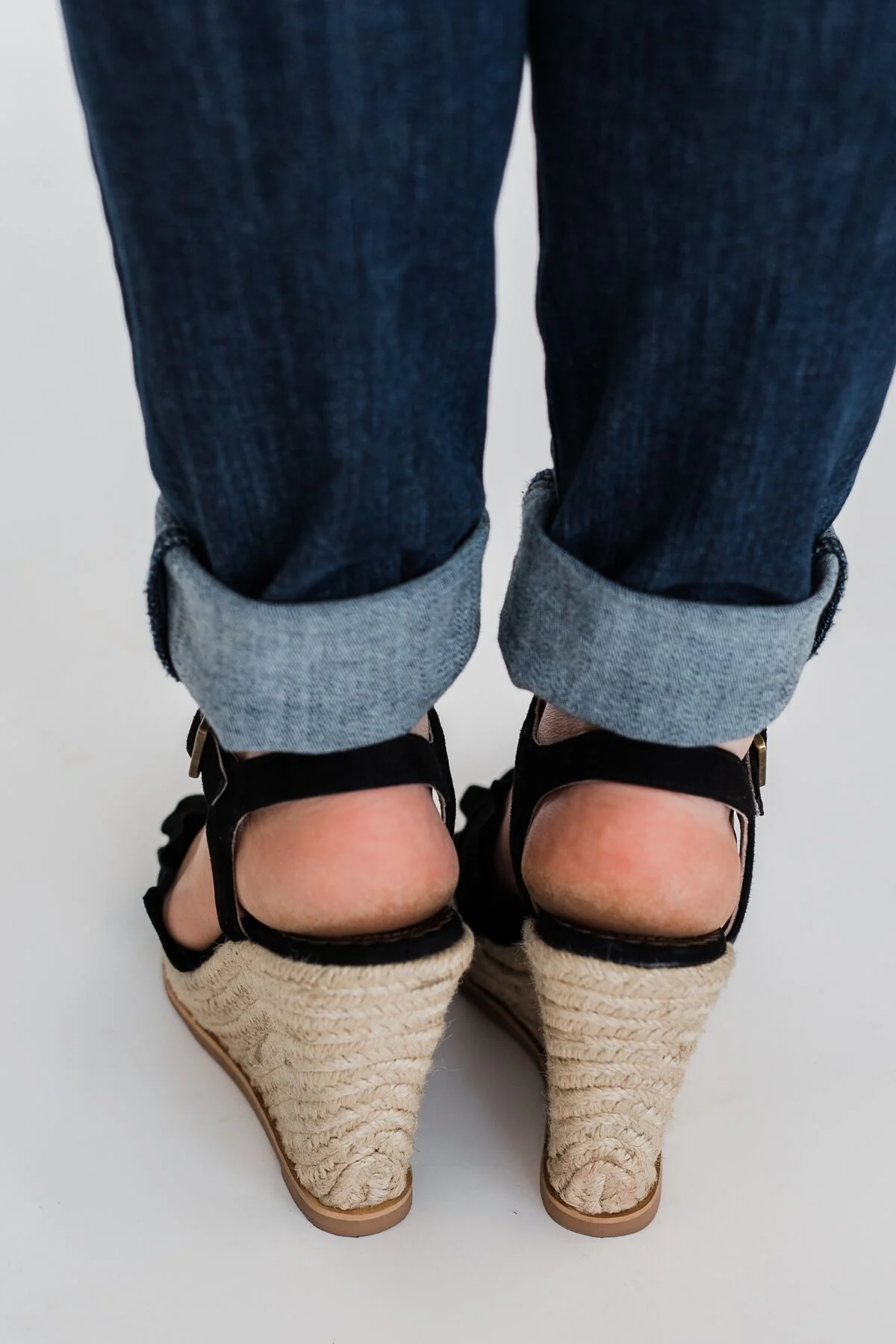Naughty Monkey Love Wedges- Black - Image 6