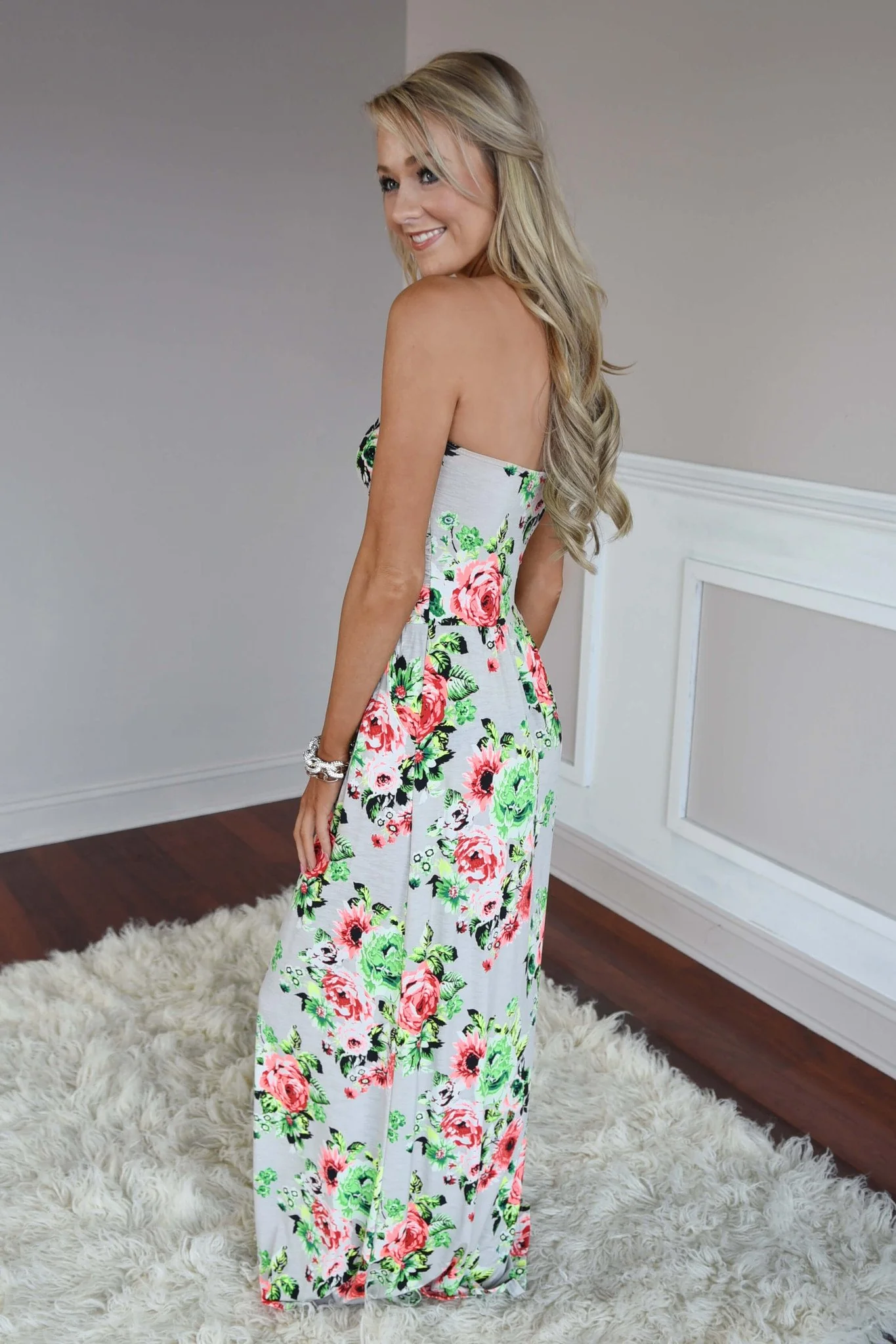 Neon Floral Maxi - Image 4