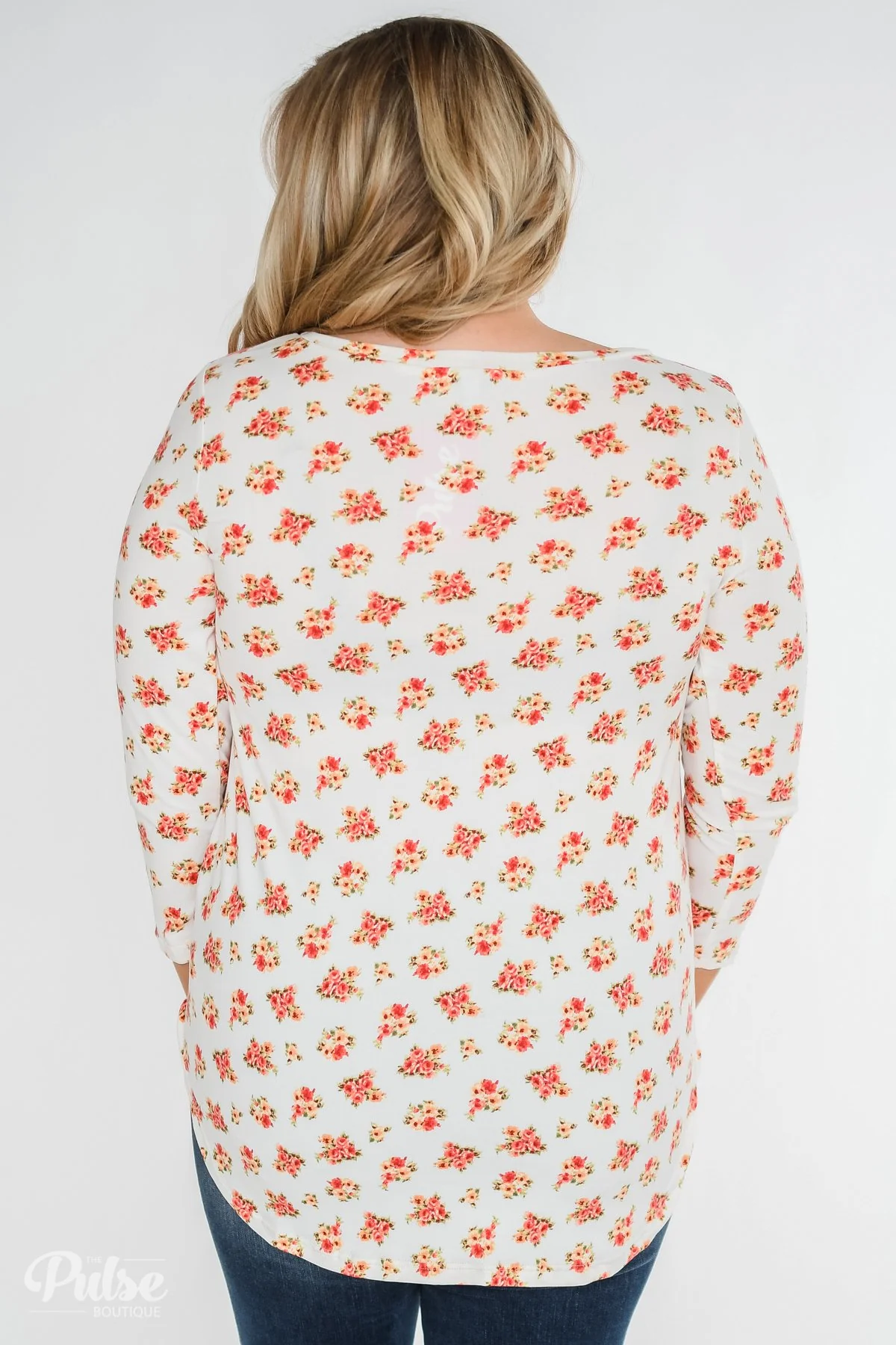 Never Ending Floral & Stripes Long Sleeve Top - Pink - Image 15