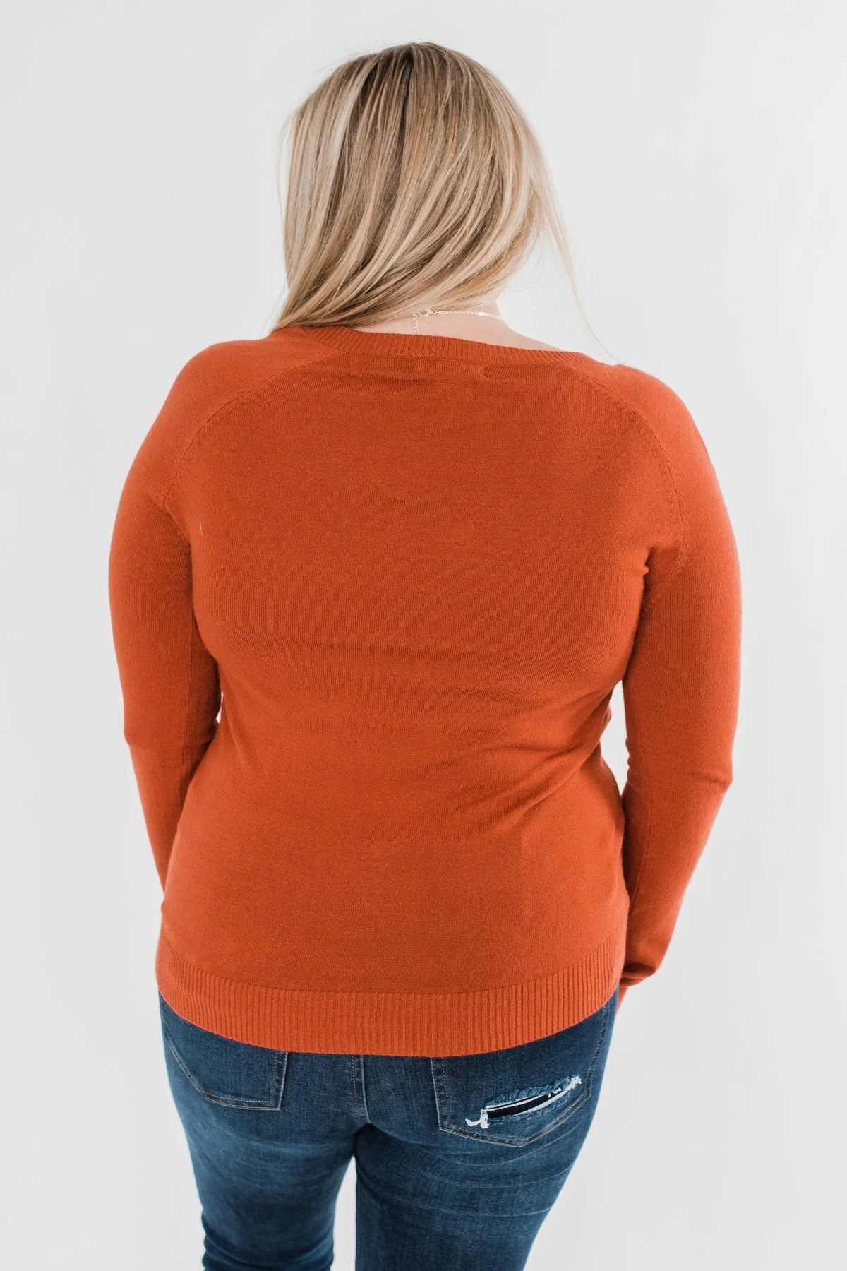 Never Felt This Way Sweater- Copper - Image 11