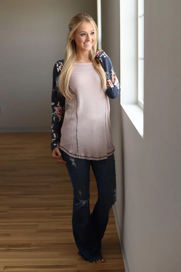 Never Restless Top ~ Mauve - Image 3