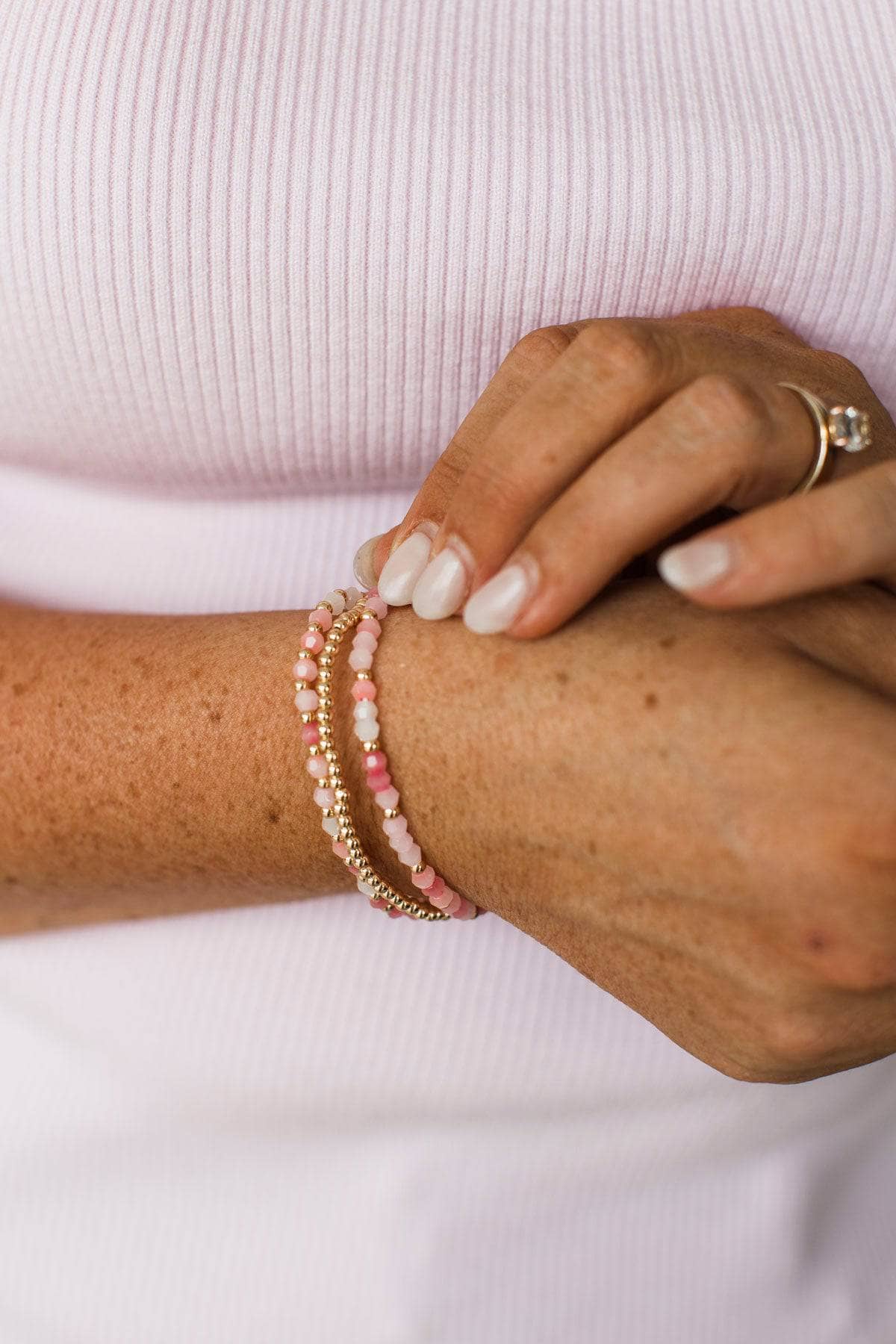 Next Level Style Bracelet Set- Pink