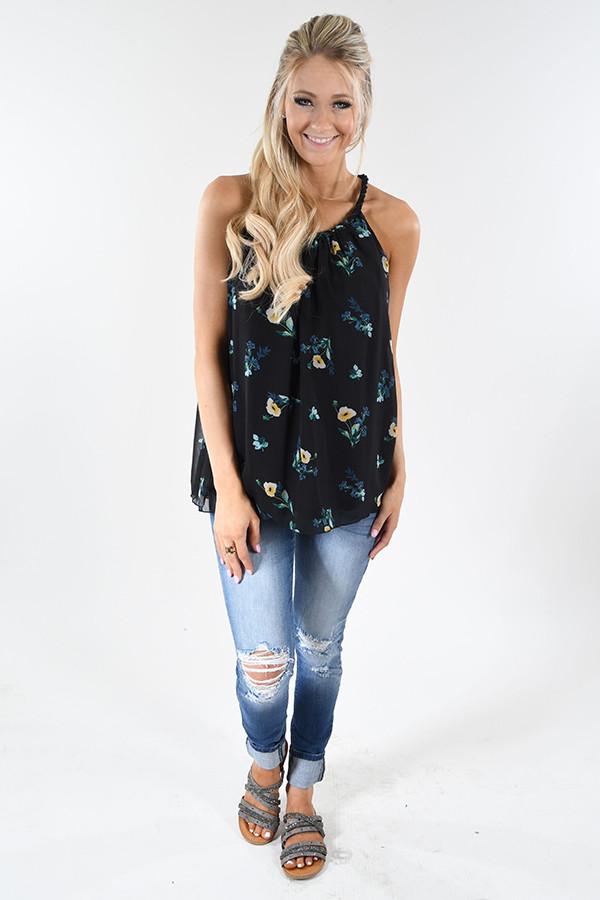 Nightingale Navy Floral Tank - Image 2