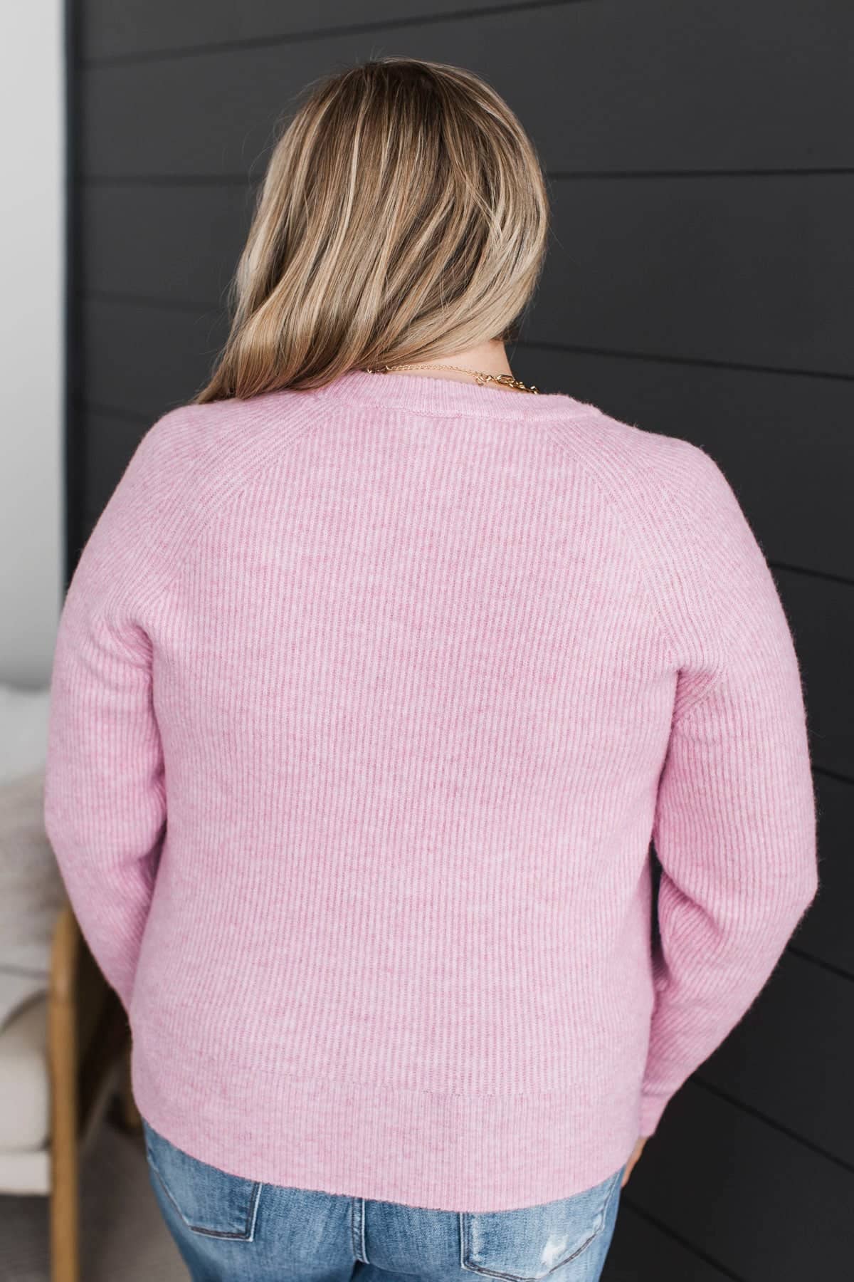 No Time Like Now Knit Sweater- Orchid Pink - Image 7