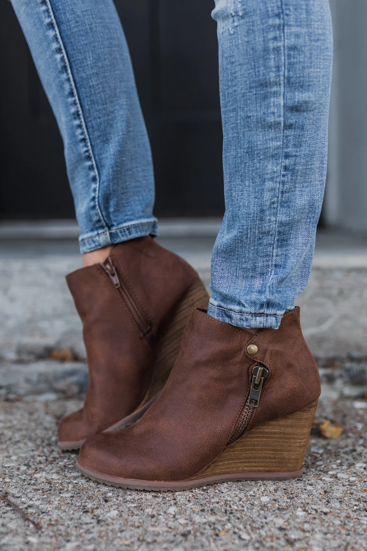 Not Rated Amiel Wedges- Tan - Image 2