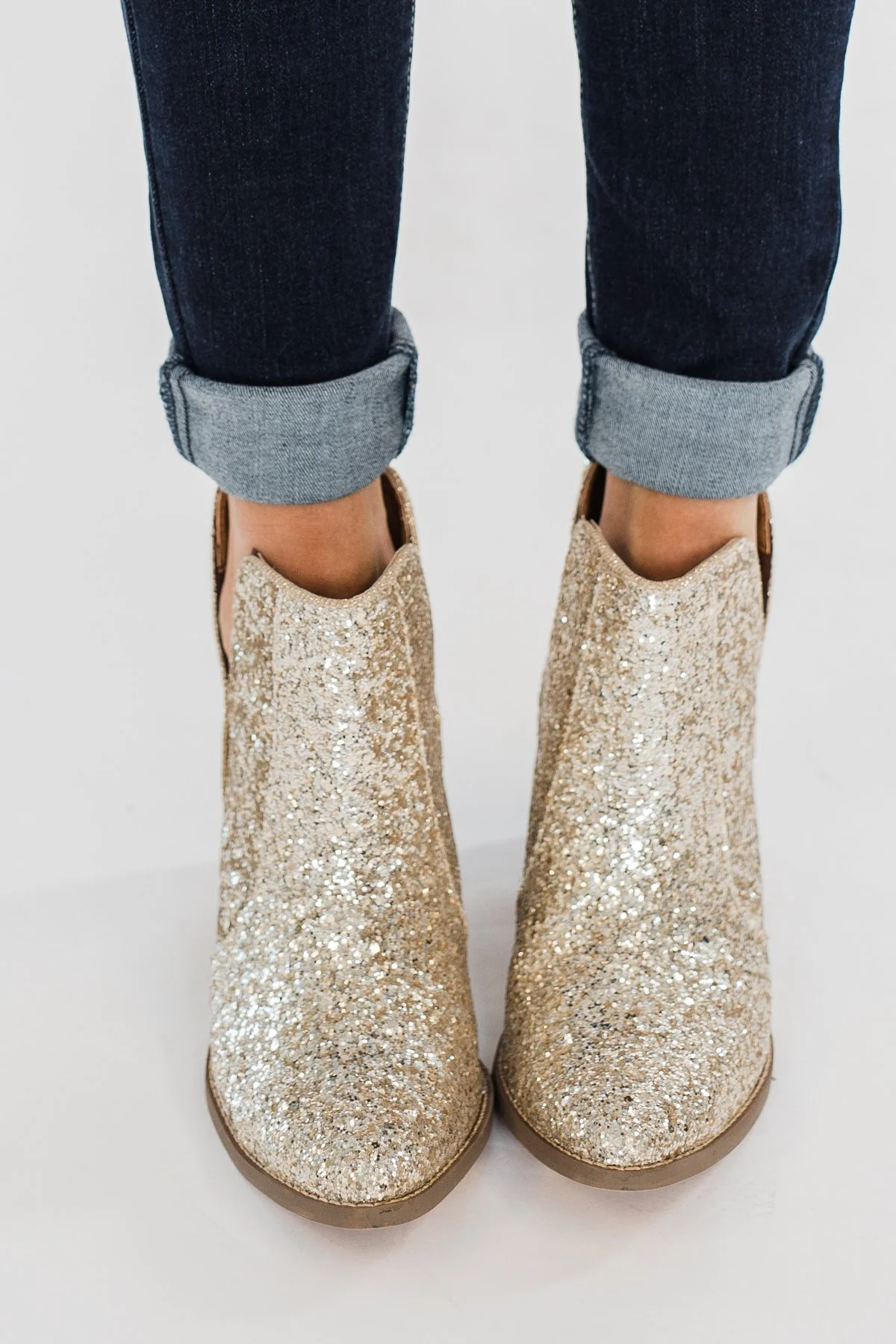 Not Rated Fiera Booties- Gold - Image 3