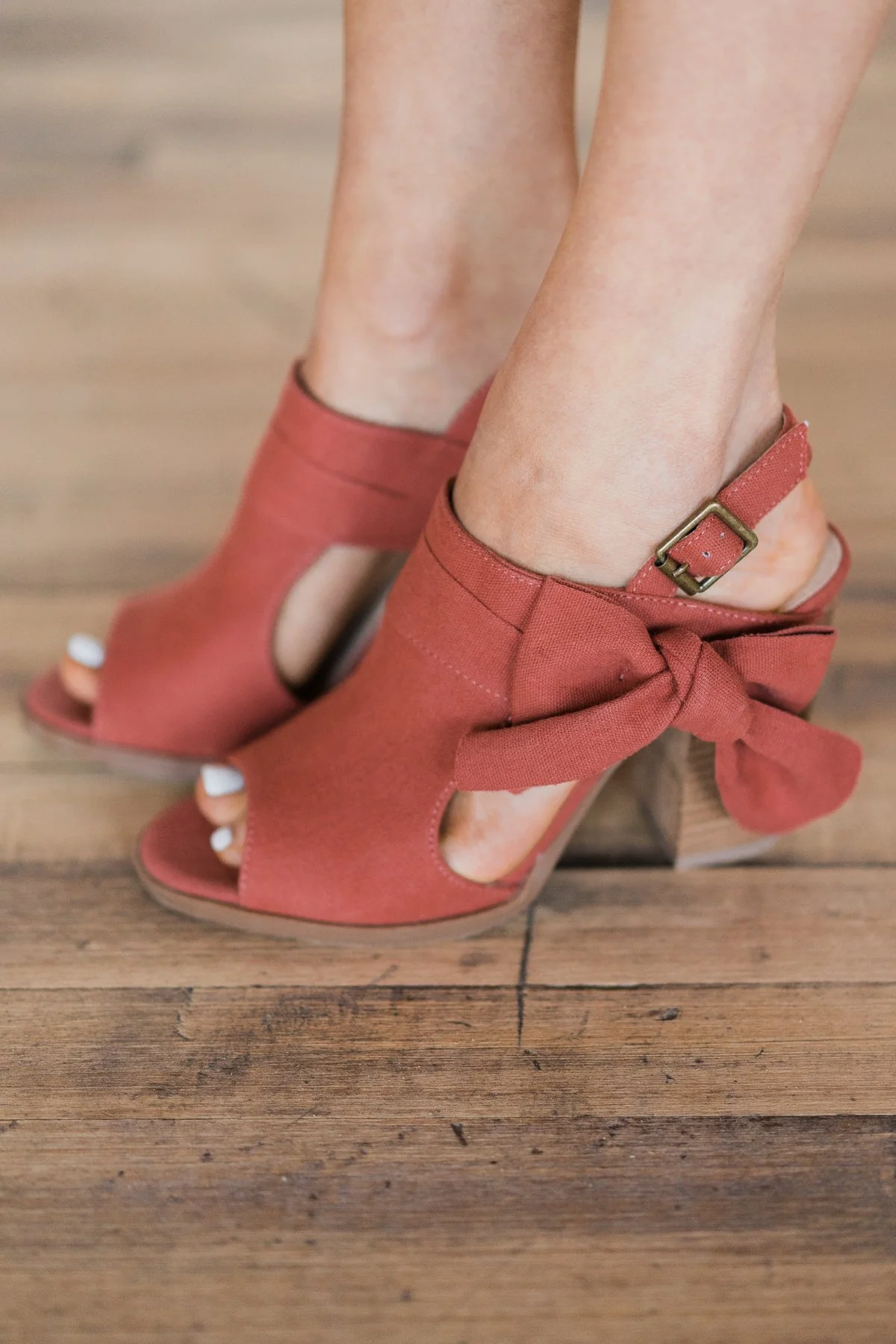 Not Rated Haida Heeled Sandal ~ Terracota - Image 2