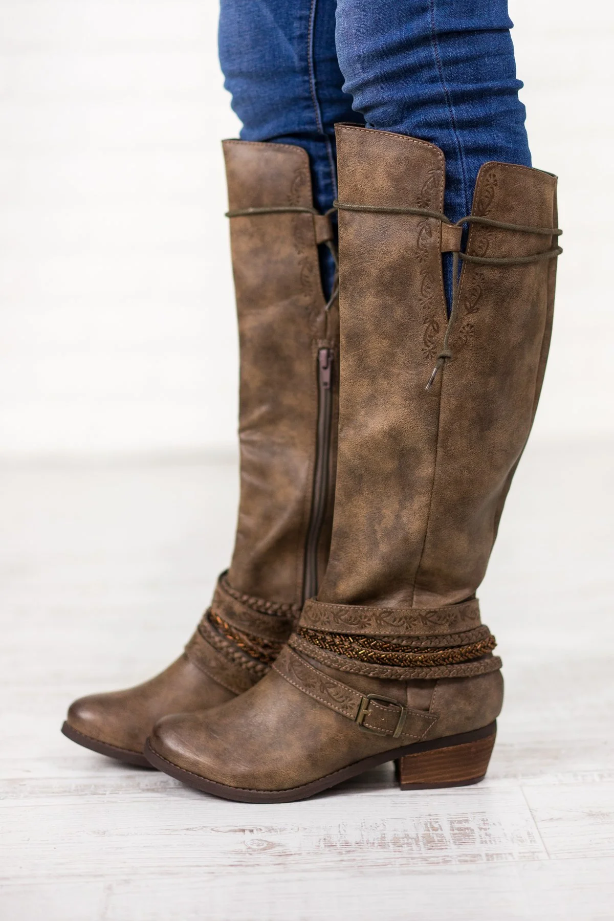 Not Rated Jurupa Boots - Taupe - Image 3