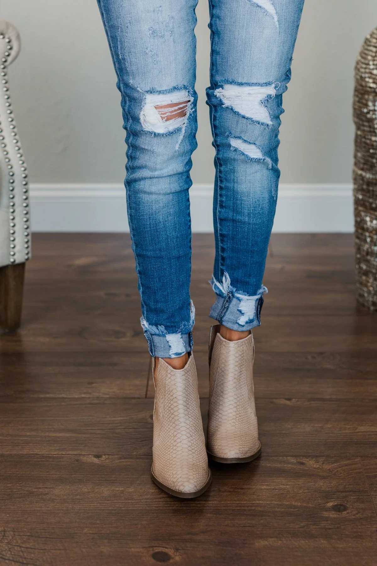 Not Rated Tarim Booties- Blush - Image 3