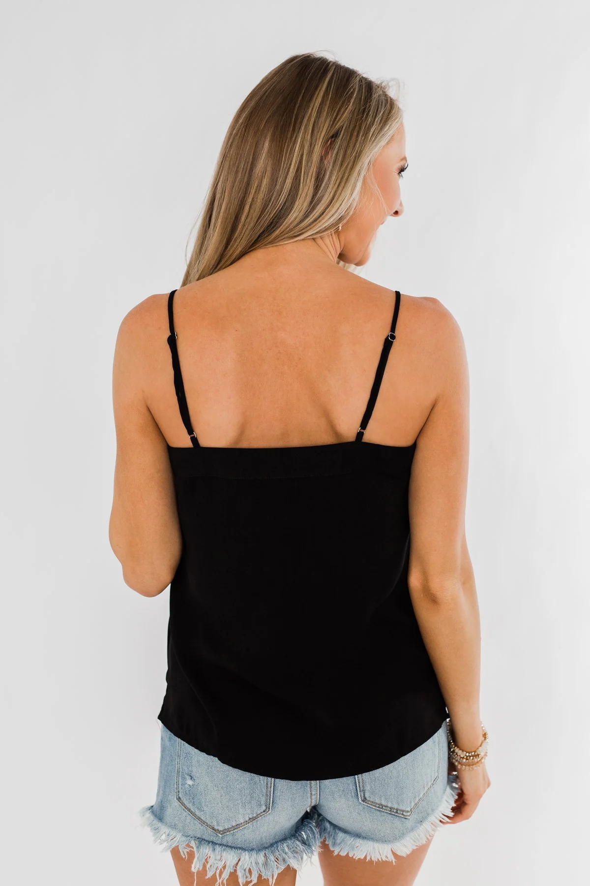Nothing Holding Me Back Lightweight Tank Top- Black - Image 6