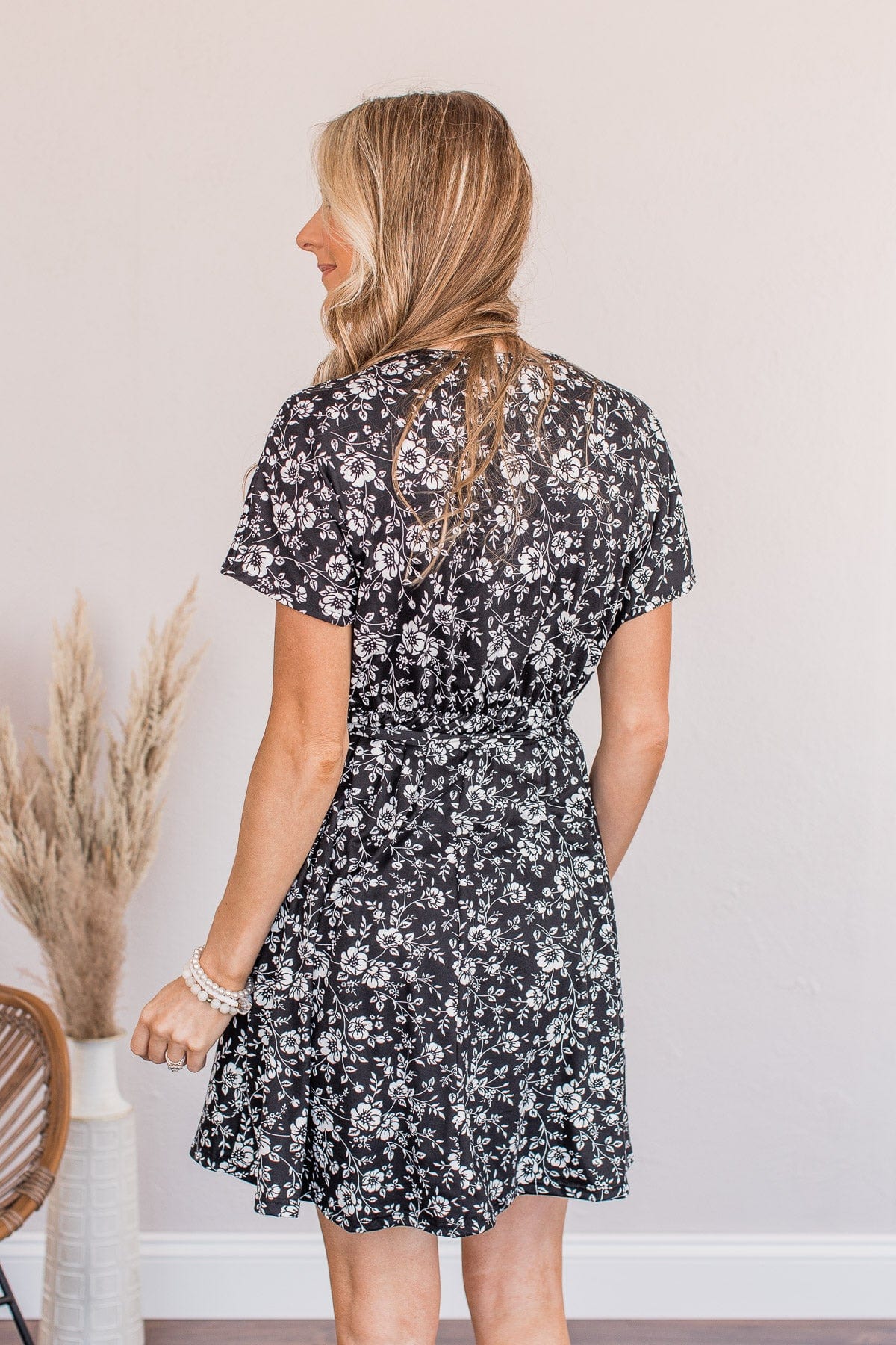 Oh So Sweet Mini Dress- Black - Image 10