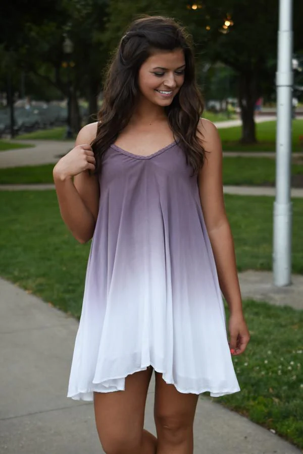 Ombre Dreams Mid Length Dress - Image 6