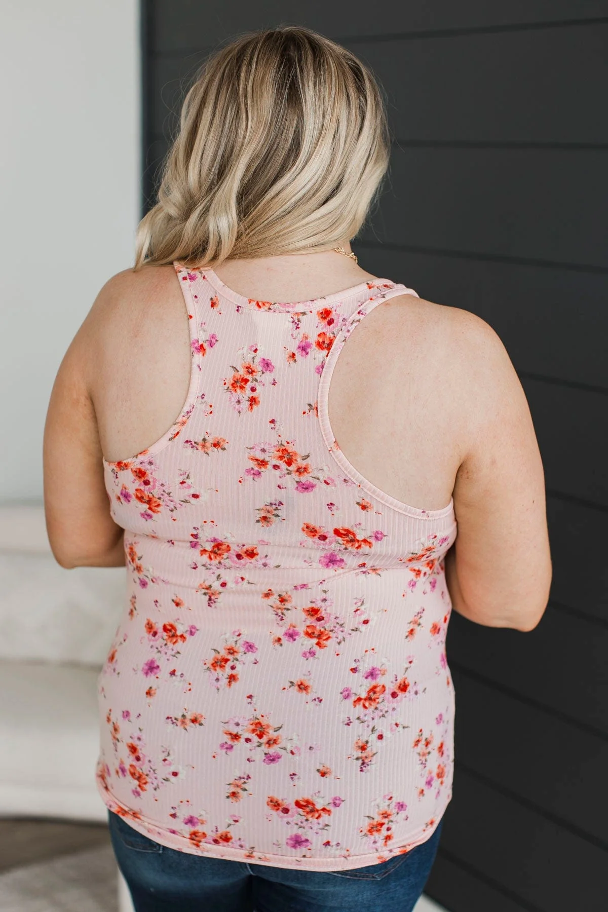 On A Sunny Day Tank Top- Light Pink - Image 7