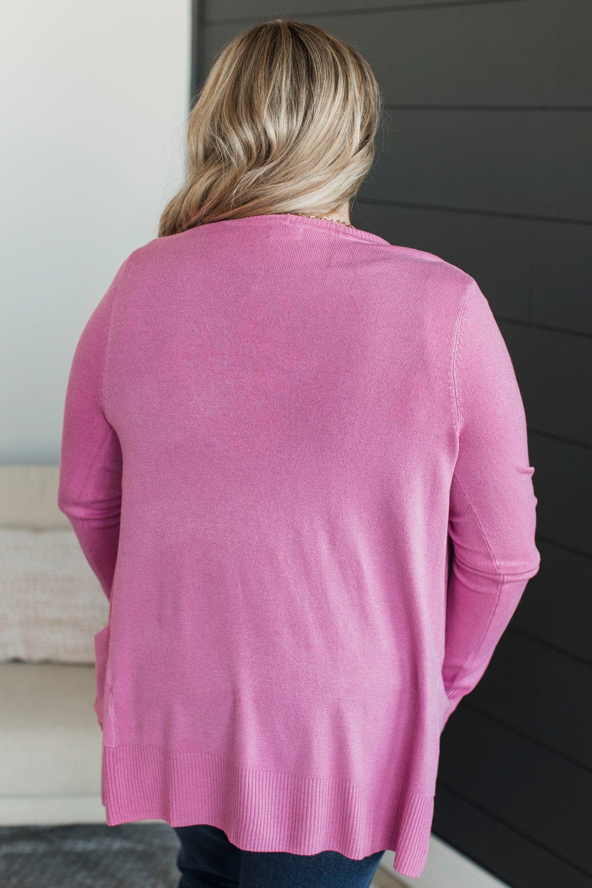 On The Agenda Knit Cardigan- Orchid - Image 10