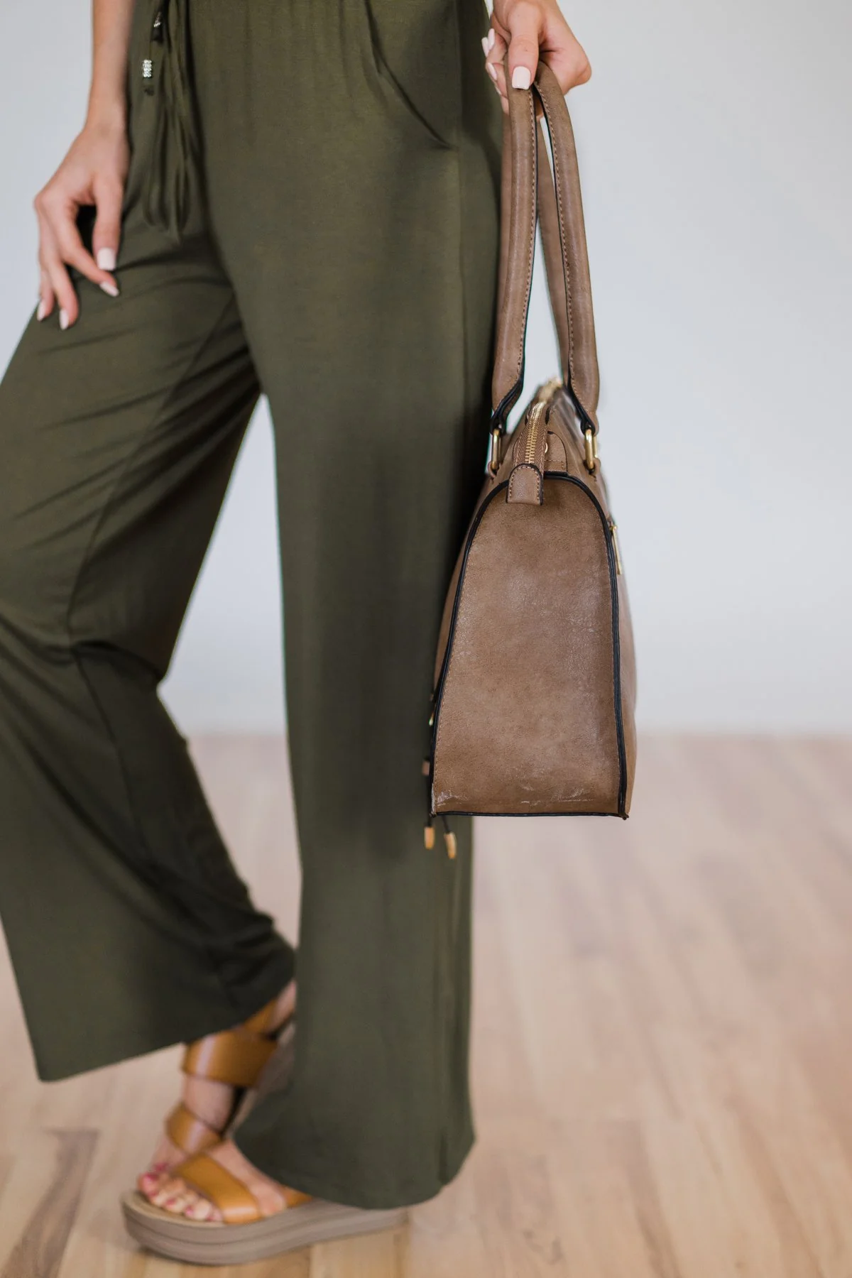 On the Go Deep Taupe Purse - Image 2