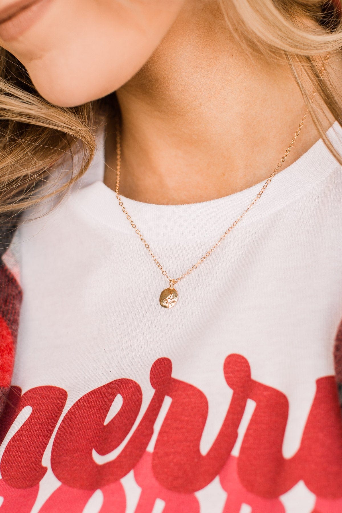 One In A Billion Pendant Necklace- Gold - Image 2