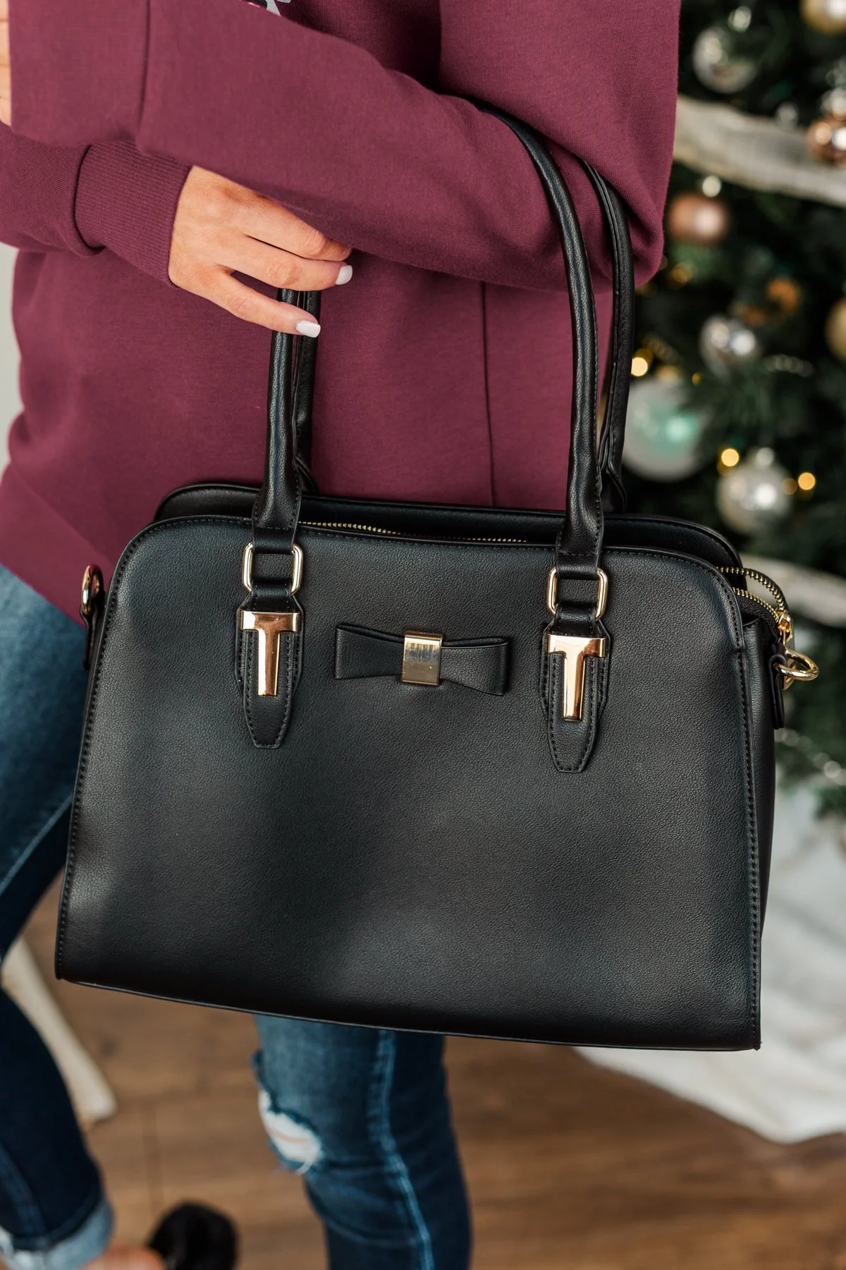 One & Only Day-To-Day Purse- Black - Image 4