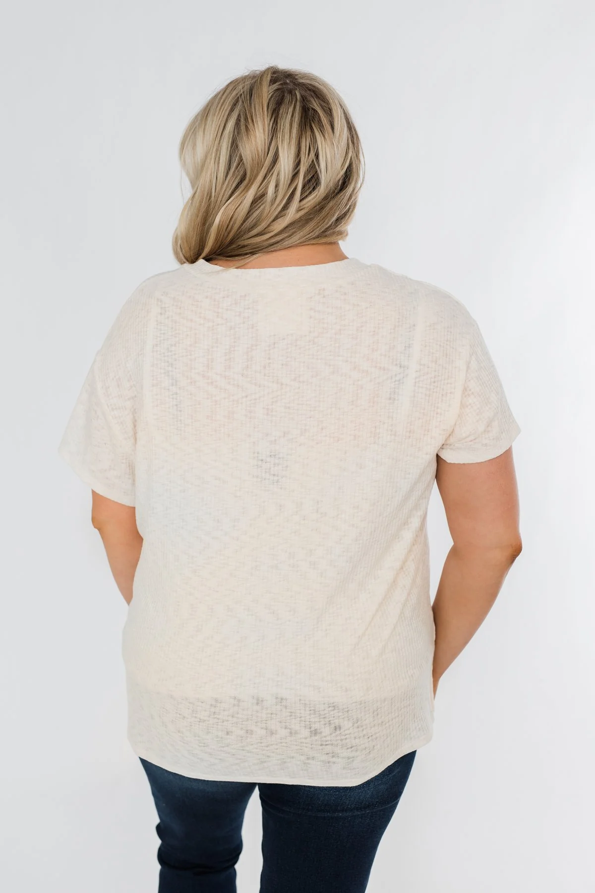 One Step Closer Lightweight Top- Cream - Image 9