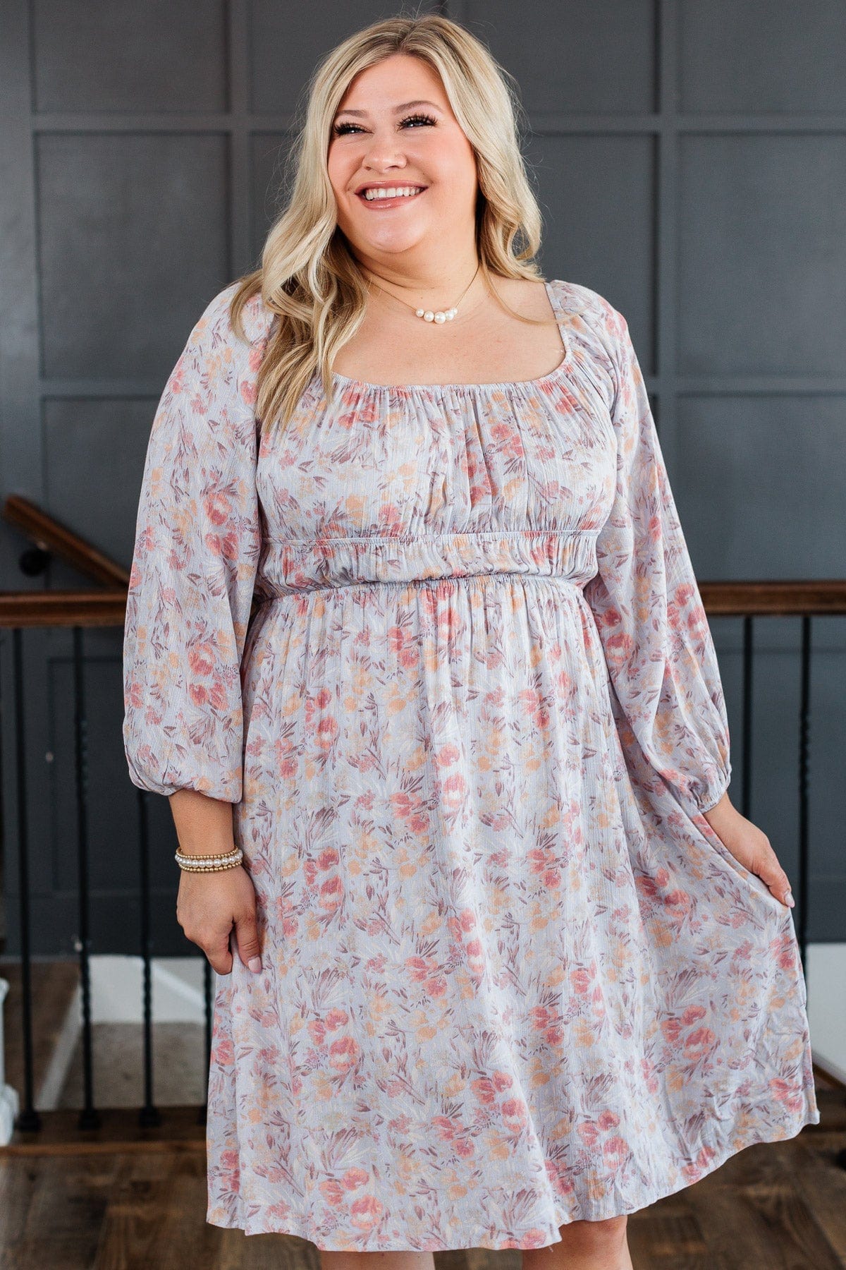 Our Last Dance Long Sleeve Dress- Dusty Lilac