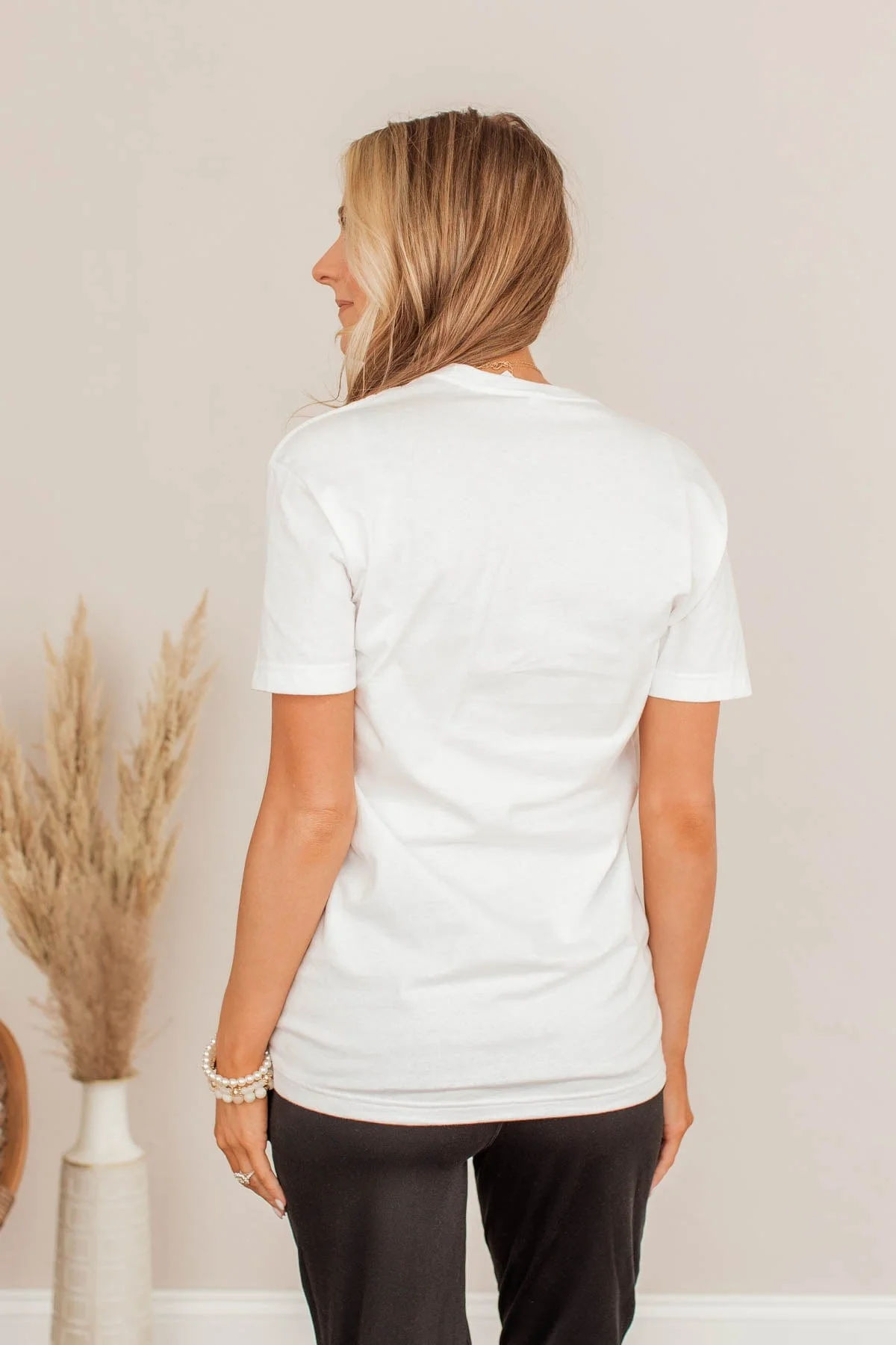 "Out Of Office" Graphic Tee- Ivory - Image 9