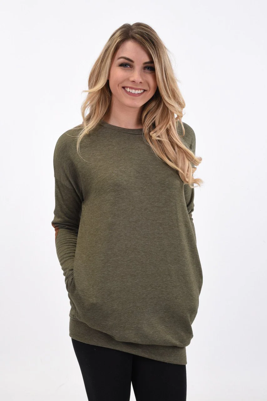 Patch Me If You Can Top ~ Olive - Image 3