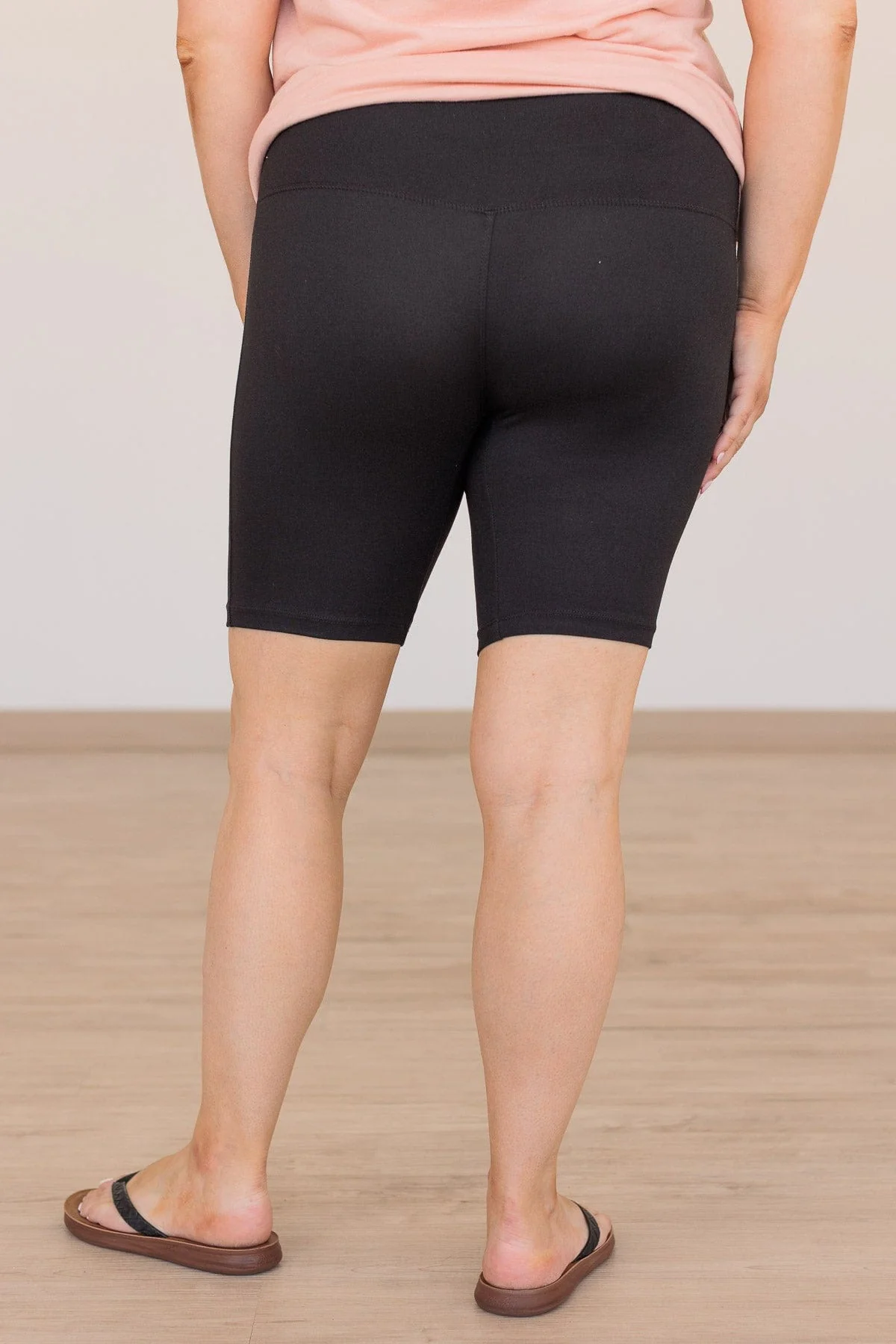 Peaceful Views Biker Shorts- Black - Image 10
