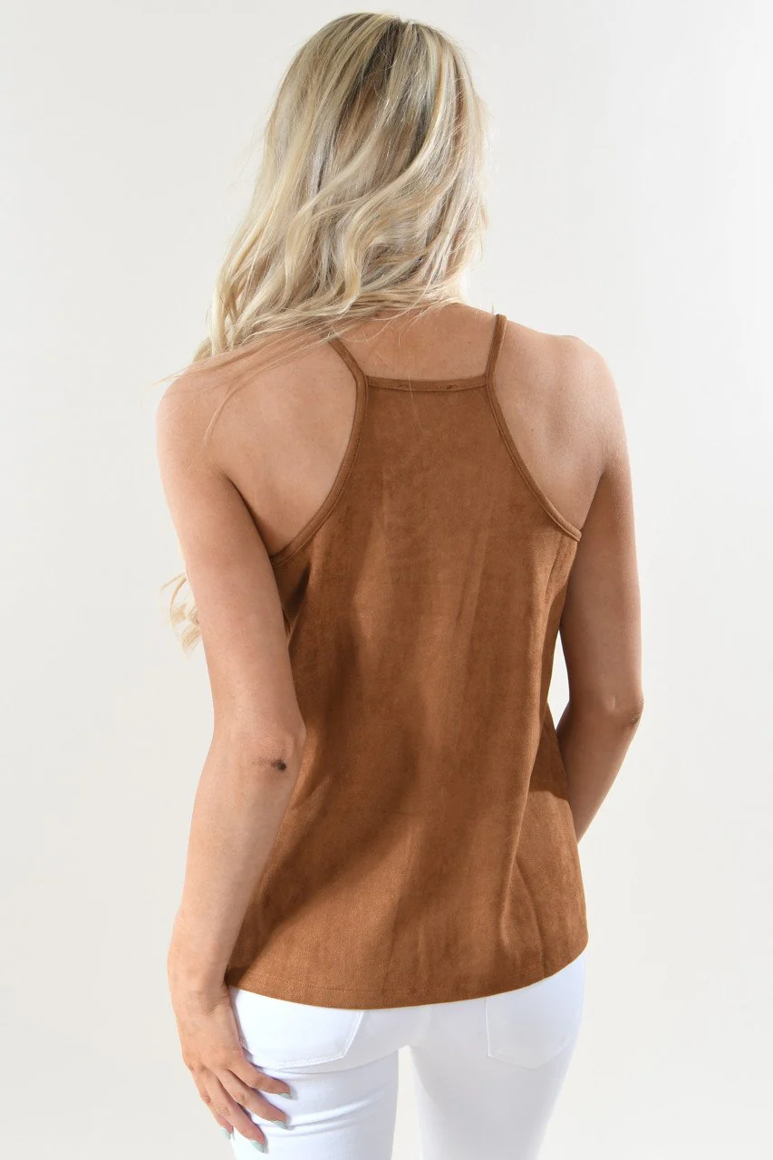 Per-Suede Me Tank - Tan - Image 6