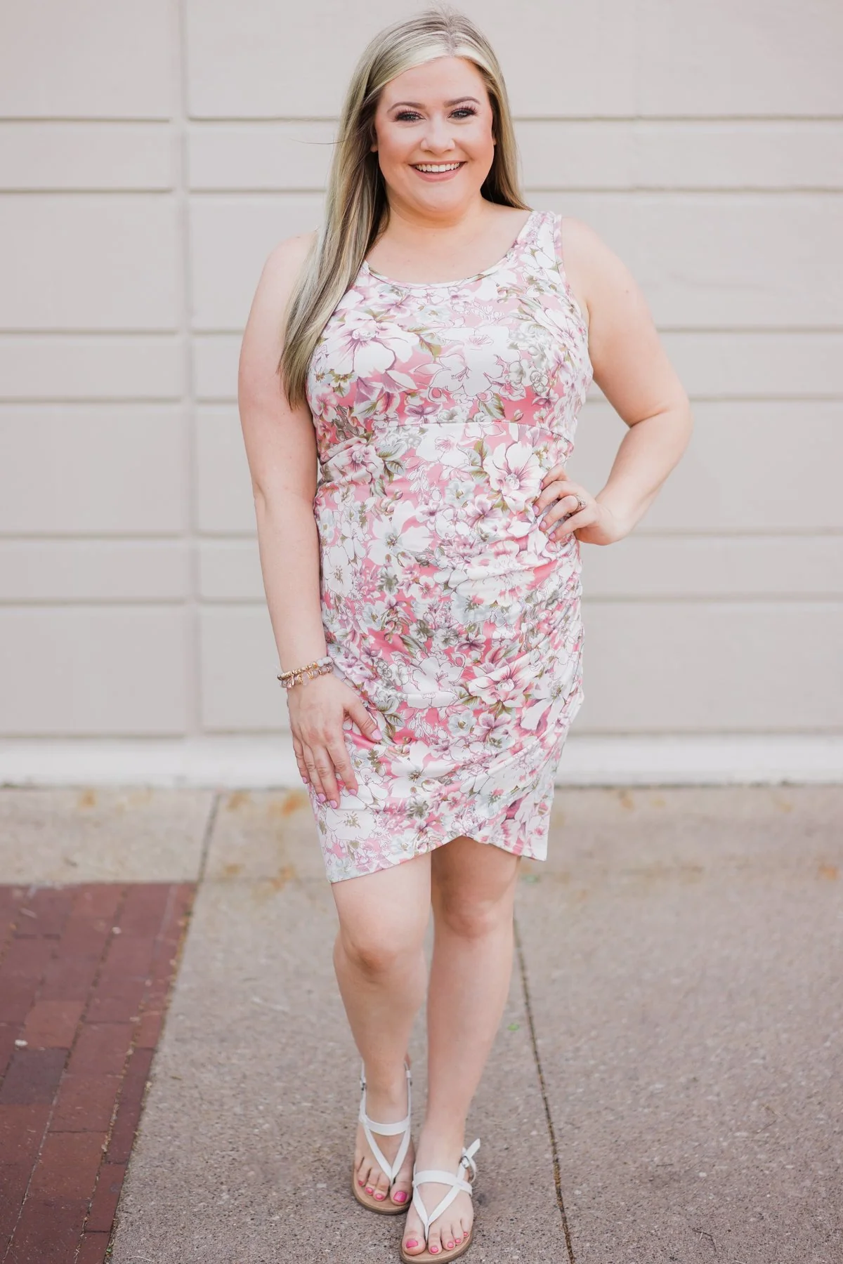 Petal Perfection Dress- Ivory - Image 2