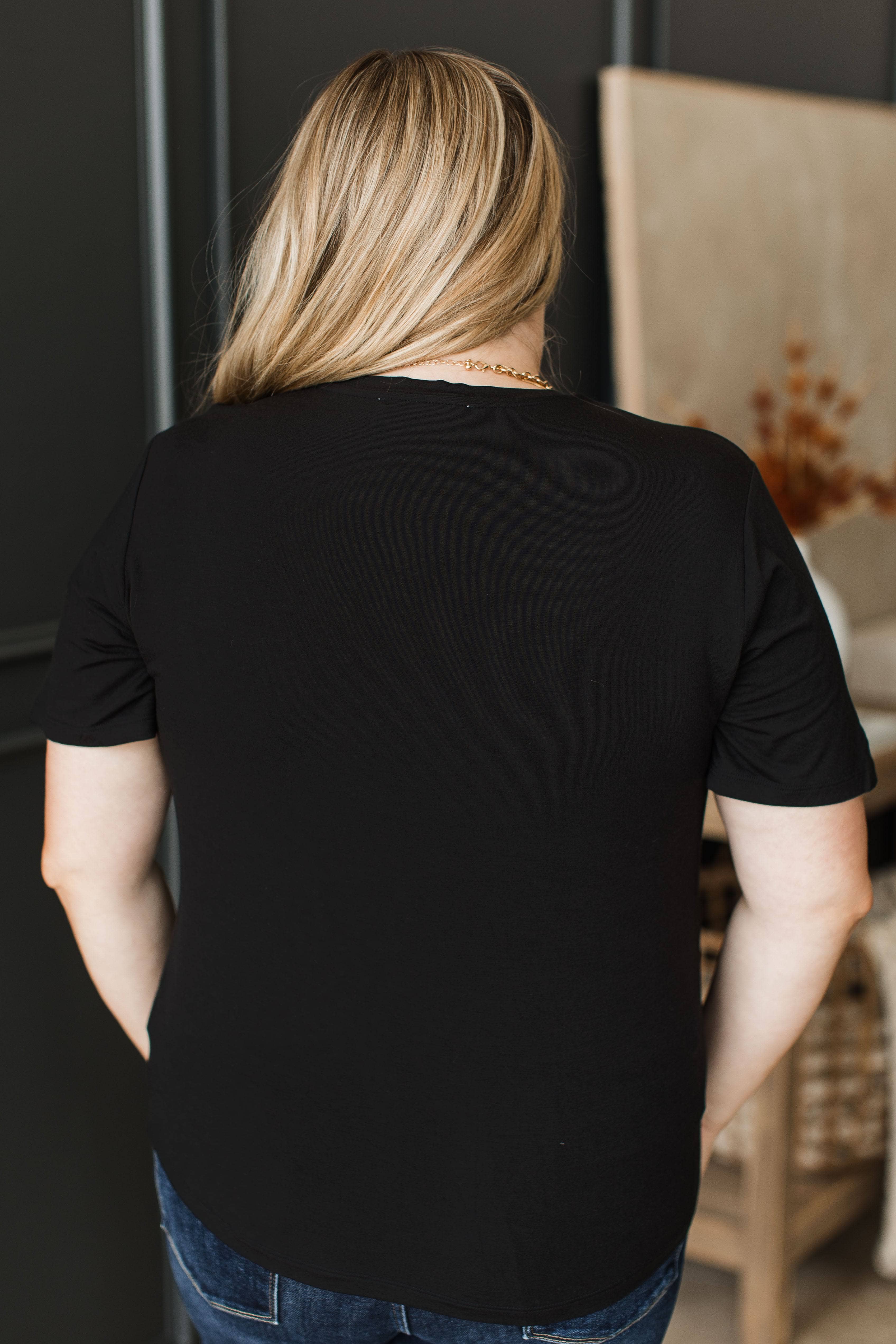 Piece Of Adventure Pocket Top- Black - Image 8