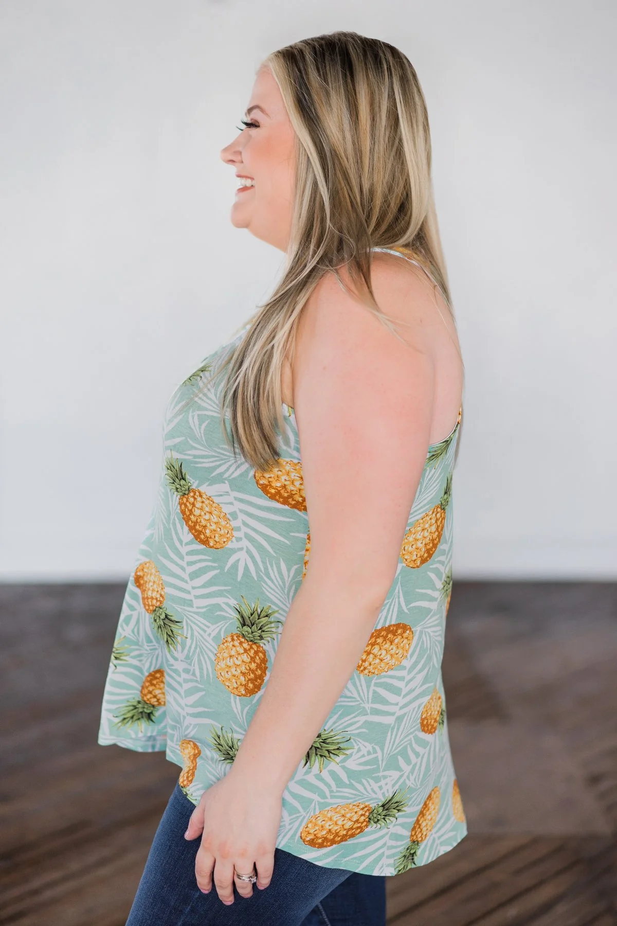 Pineapple Dreams Tank Top - Mint - Image 8