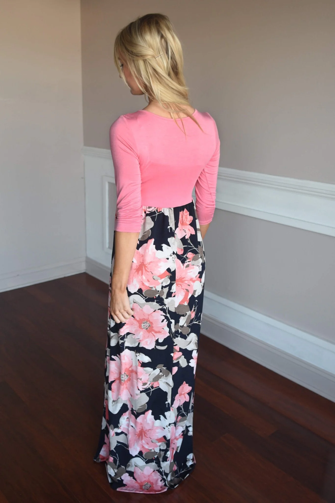 Pink Floral Maxi - Image 4
