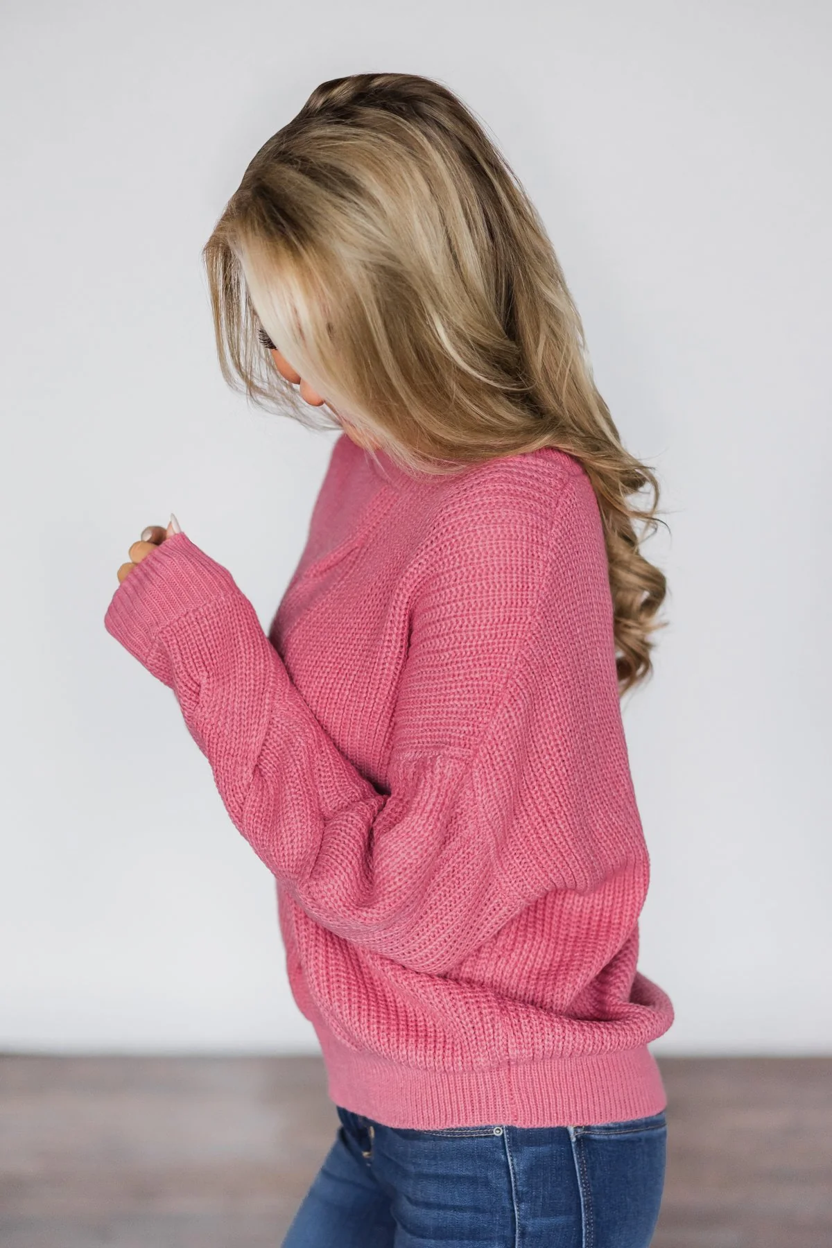 Pink Knit Sweater - Image 5