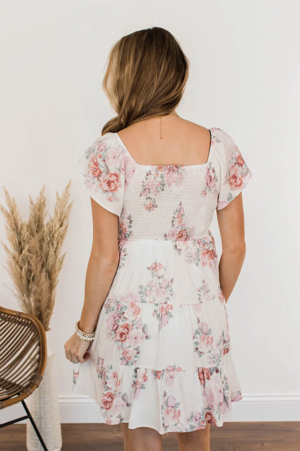 Pleasant Afternoon Mini Dress- Ivory - Image 10