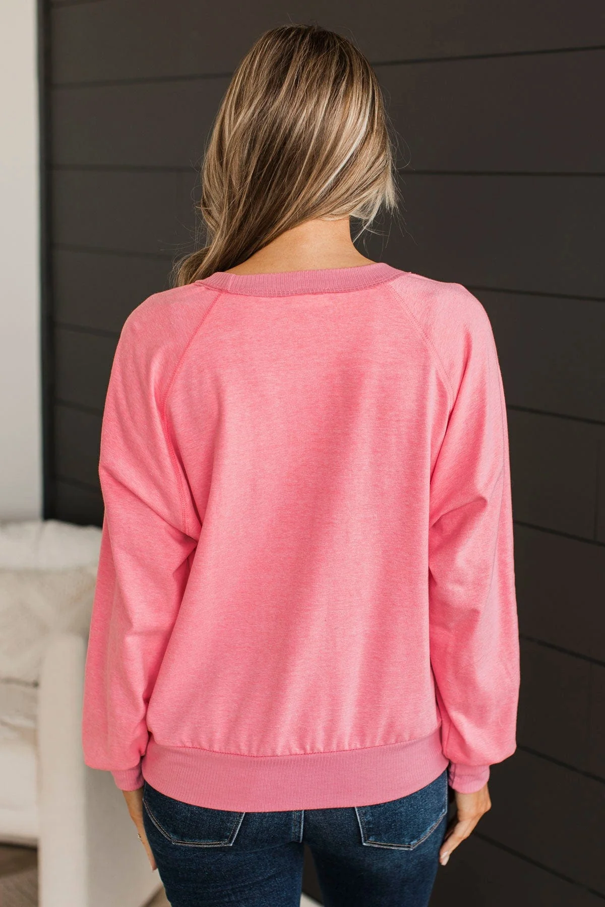 Pleased To Be Here Knit Top- Neon Pink - Image 7