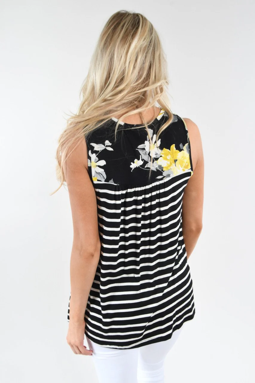 Pocketful of Sunshine Striped Tank - Image 6