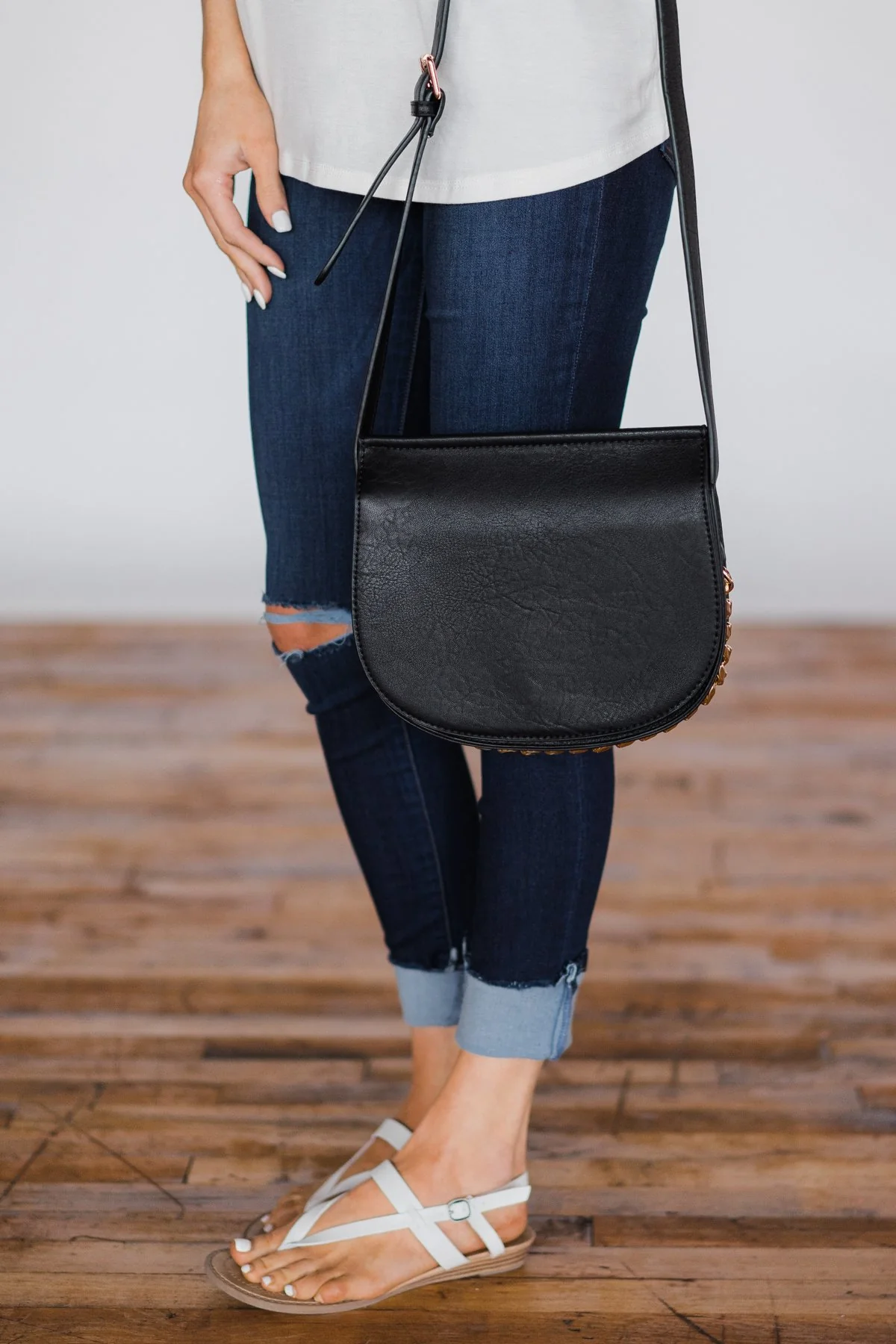 Pretty Little Crossbody Purse - Black