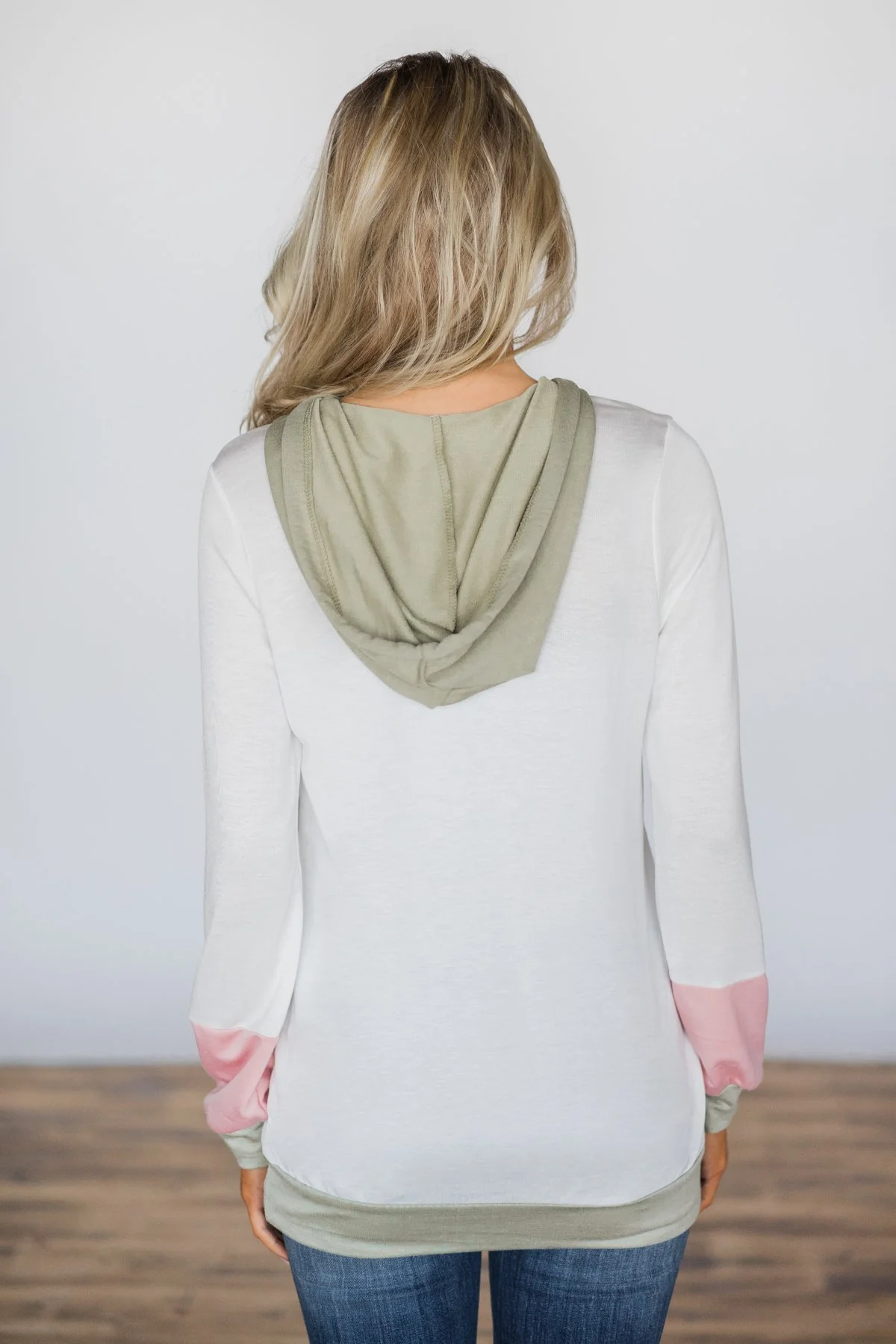 Pretty Pleased Ivory Hoodie - Image 5