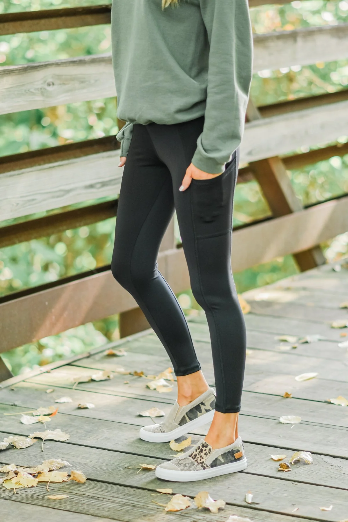 Pulse Basics Athleisure Leggings- Black - Image 13