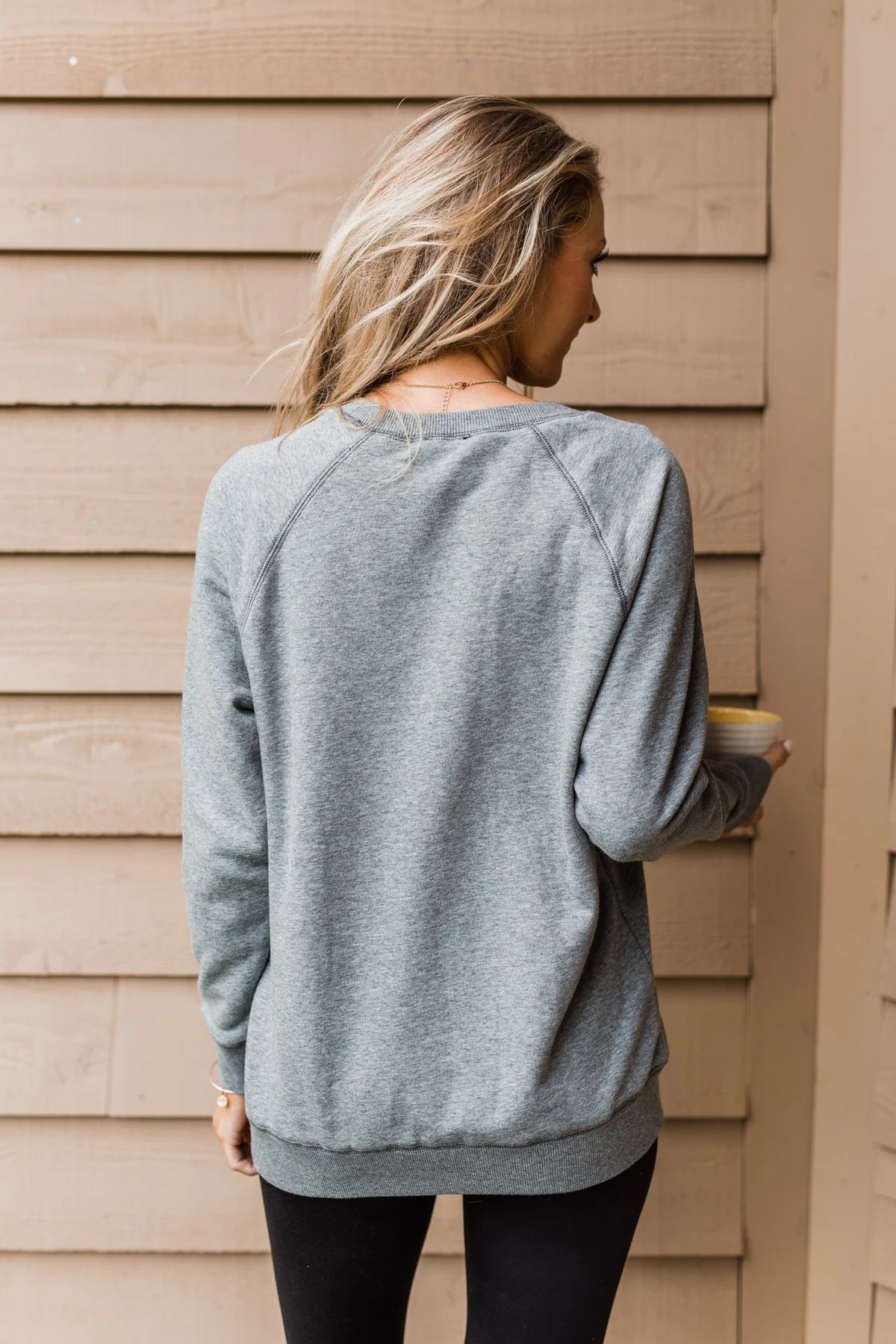 Pulse Basics Crew Neck Pullover- Dark Gray - Image 11